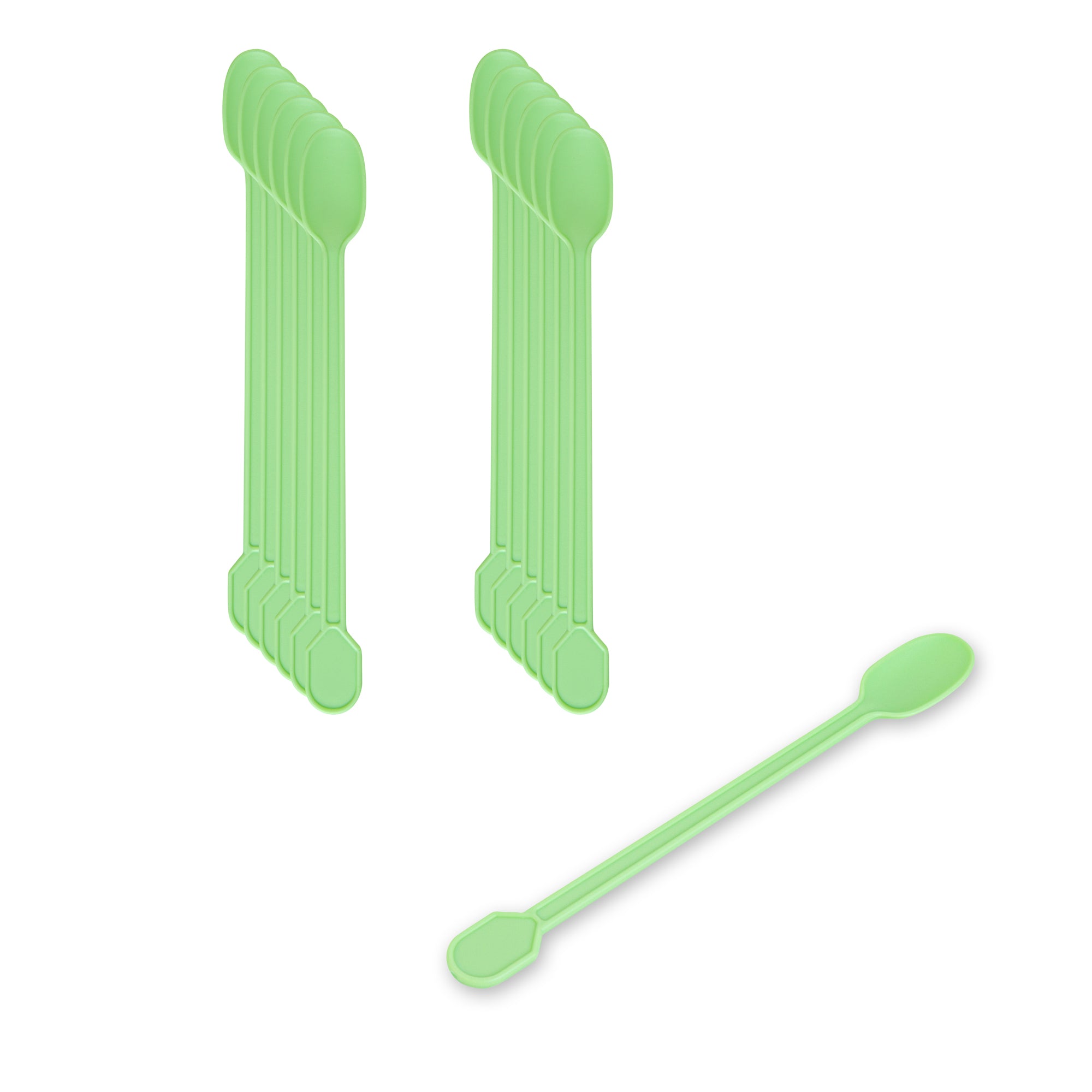 Eco-Friendly Compostable CPLA Plastic Coffee Stirrers & Spoons - 1000 Count Box | Biodegradable, Sustainable Stir Sticks for Hot/Cold Beverages - Perfect for Coffee Shops, Offices, and Home Use