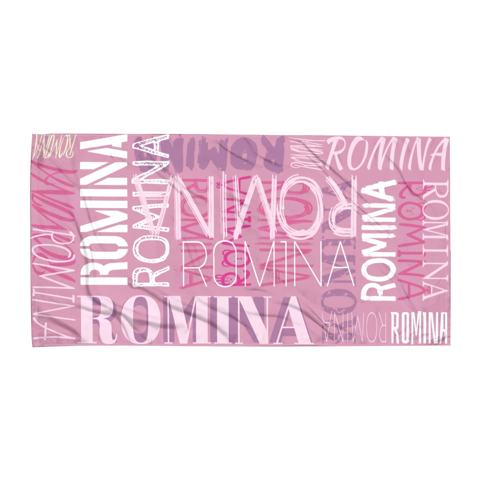 Personalized Kids Beach Towels with Name - Custom Mermaid Beach Towels for Girls, Quick Dry Microfiber, Soft & Absorbent (Z-Pink) - Perfect for Pool, Beach, Summer Vacation & Gift Giving