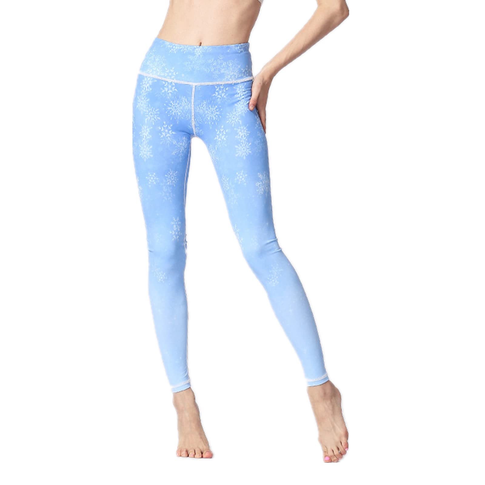 NOBCE Women's High Waist Printed Yoga Pants - Workout Leggings & Capris for Fitness, Running & Gym - Comfortable Stretchy Activewear for Yoga, Pilates & Lounge