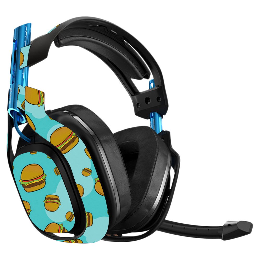 MightySkins Vinyl Decal Wrap Cover for Astro A50 3rd Gen Gaming Headset - Burger Heaven Design | Protective, Durable & Customizable Skin | Easy to Apply & Remove | Made in USA | Perfect for Gaming, Streaming & Personalization