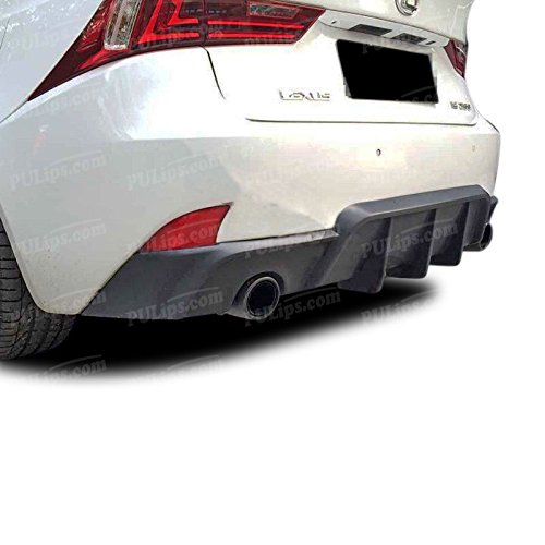 Lexus IS 2014-2017 Rear Bumper Diffuser - High Performance Carbon Fiber Style Upgrade for Enhanced Aerodynamics & Sporty Look | Perfect for Car Enthusiasts & Street Racing Modifications
