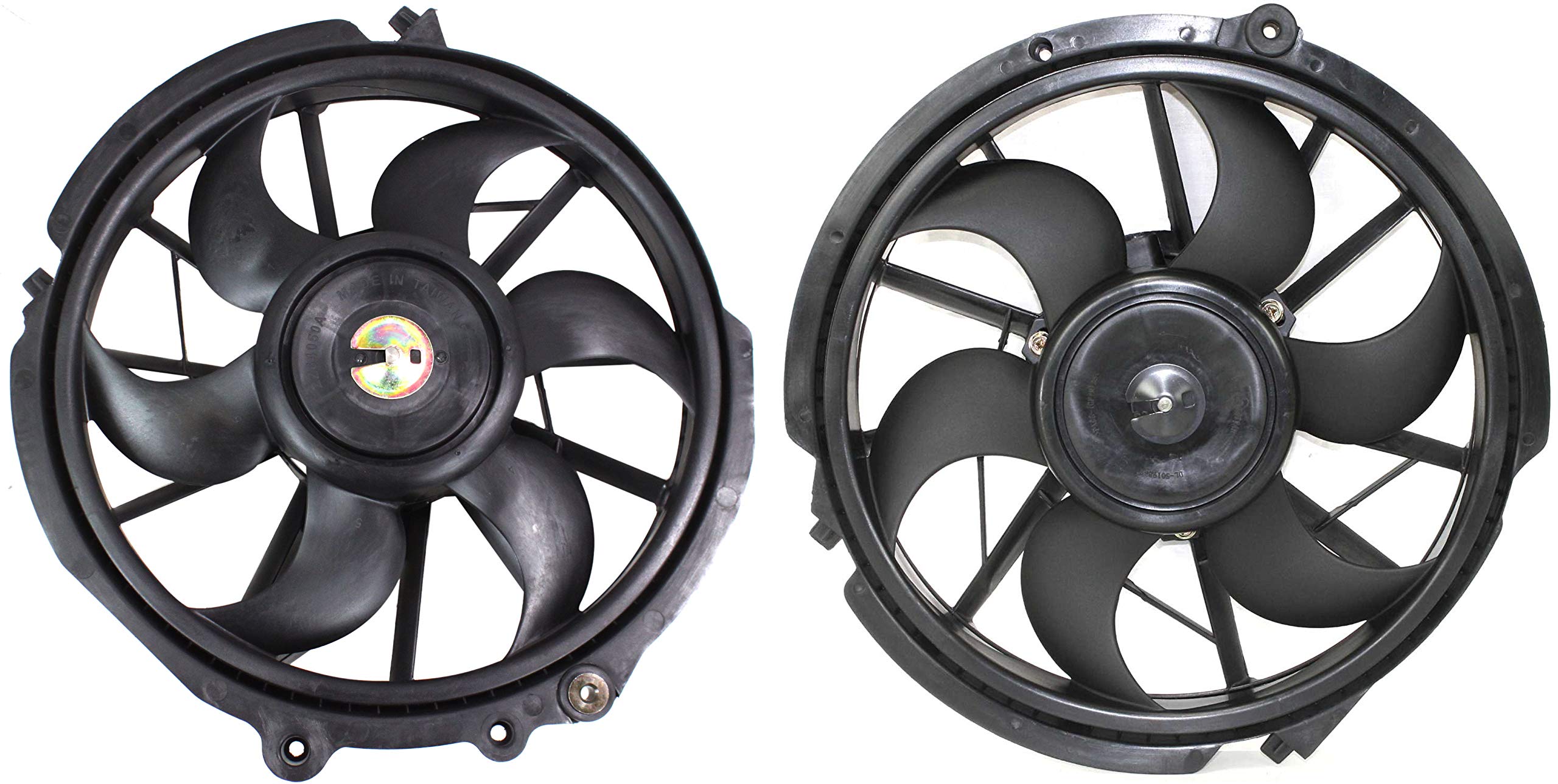 Garage-Pro 2-Pack Cooling Fan Assembly Compatible with 1996-2005 Mercury Sable & 1996-2007 Ford Taurus - Radiator & A/C Condenser Fan (Driver & Passenger Side) - Perfect for Engine Cooling System Repair & Maintenance
