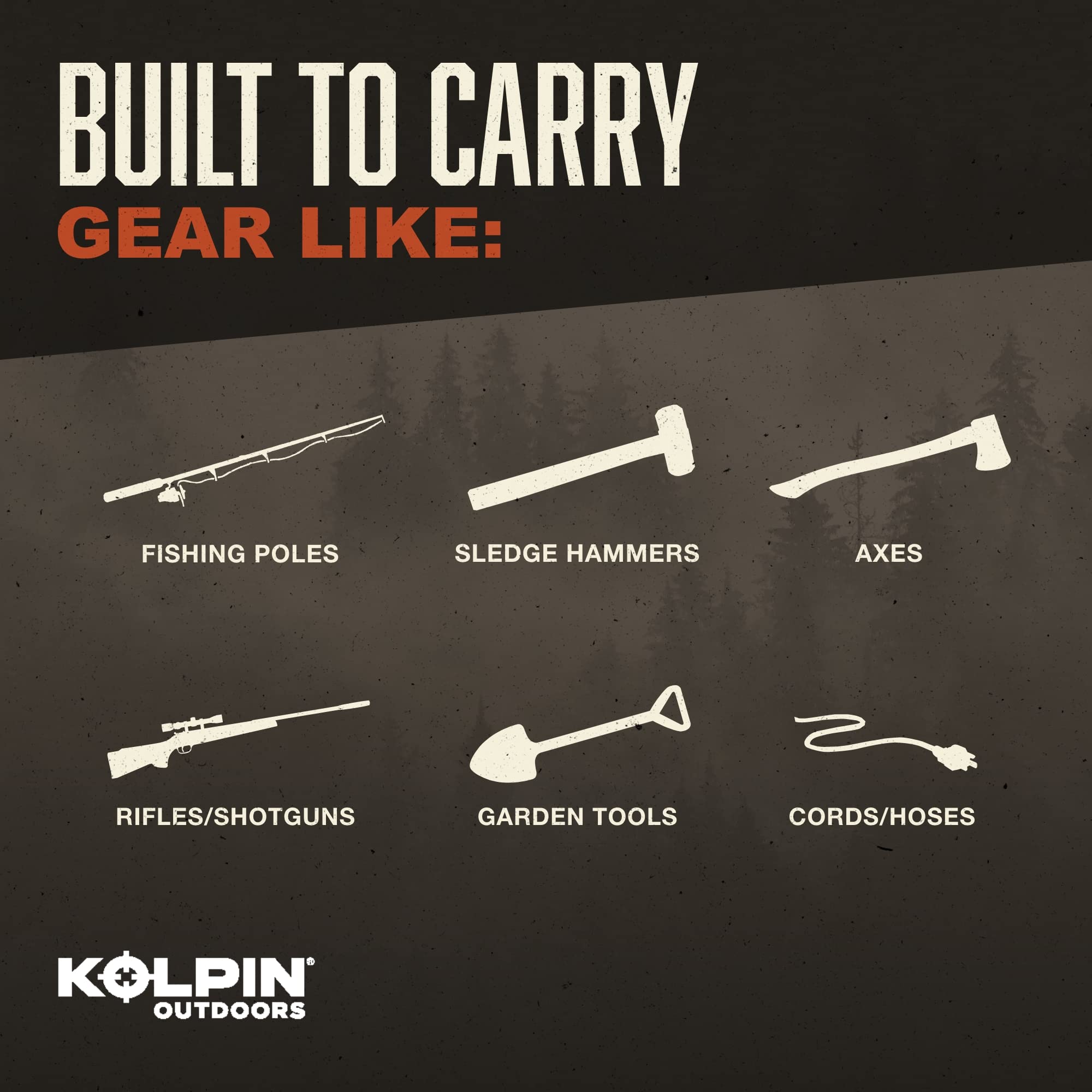 Rhino Grip Pro UTV Carrier for Polaris Ranger - Heavy Duty Tool Holder for Shovels, Guns - Off-Road & Hunting Accessory