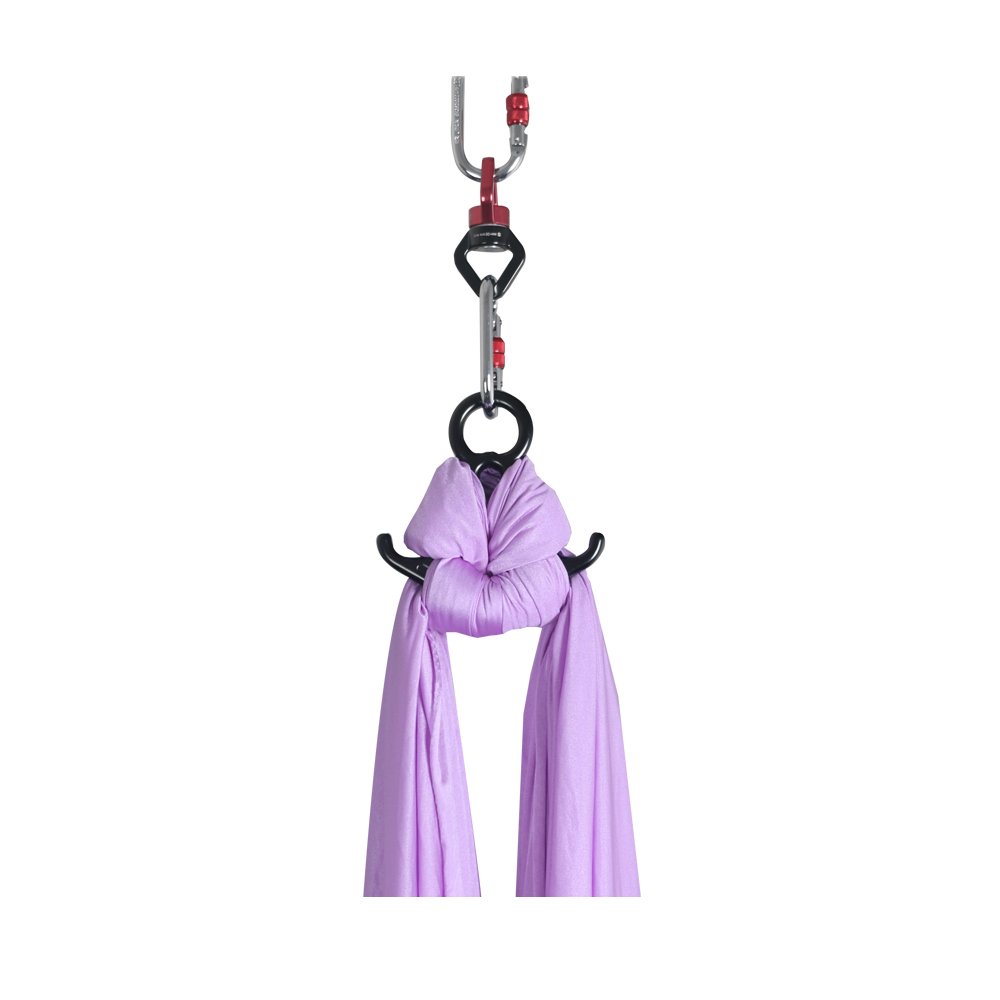 DASKING Premium Aerial Silks Equipment - Professional Safe Deluxe Aerial Yoga Kit for Home & Studio Training | Perfect for Aerial Fitness, Dance & Circus Performances