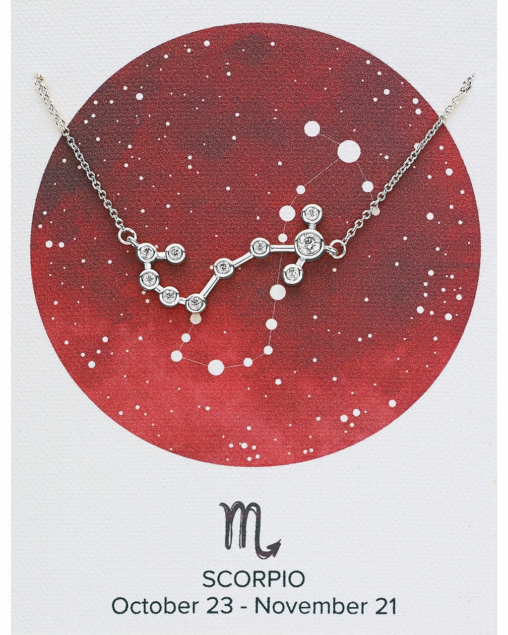 Beautiful Sterling Silver 'When Stars Align' Constellation Necklace – Perfect for Birthdays, Anniversaries & Romantic Gifts | Elegant Zodiac Jewelry for Women