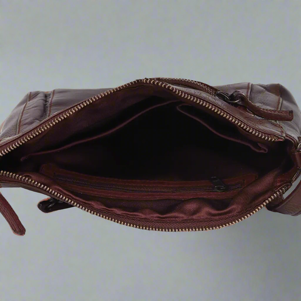 MET Crossbody Organizer Leather Bag for Women - Slim RFID Blocking Wallet Purse with Multiple Card Slots - Perfect for Travel, Shopping & Everyday Use