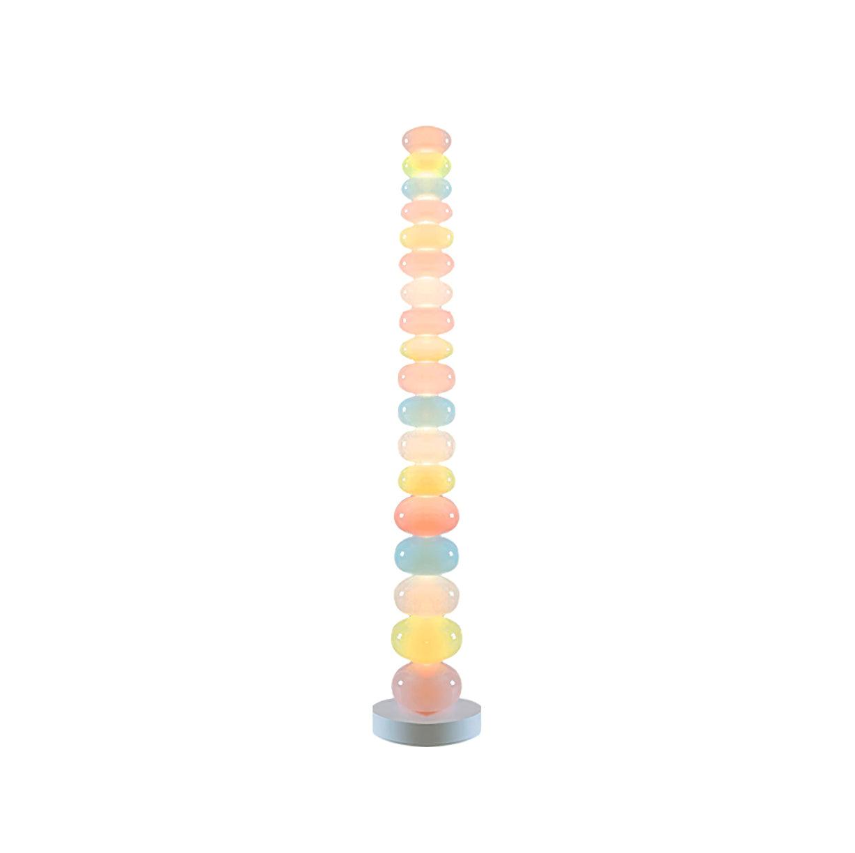 Modern LED Candy Floor Lamp for Living Room - Adjustable Brightness, Warm White Light, Perfect for Bedroom, Office, and Reading Nook