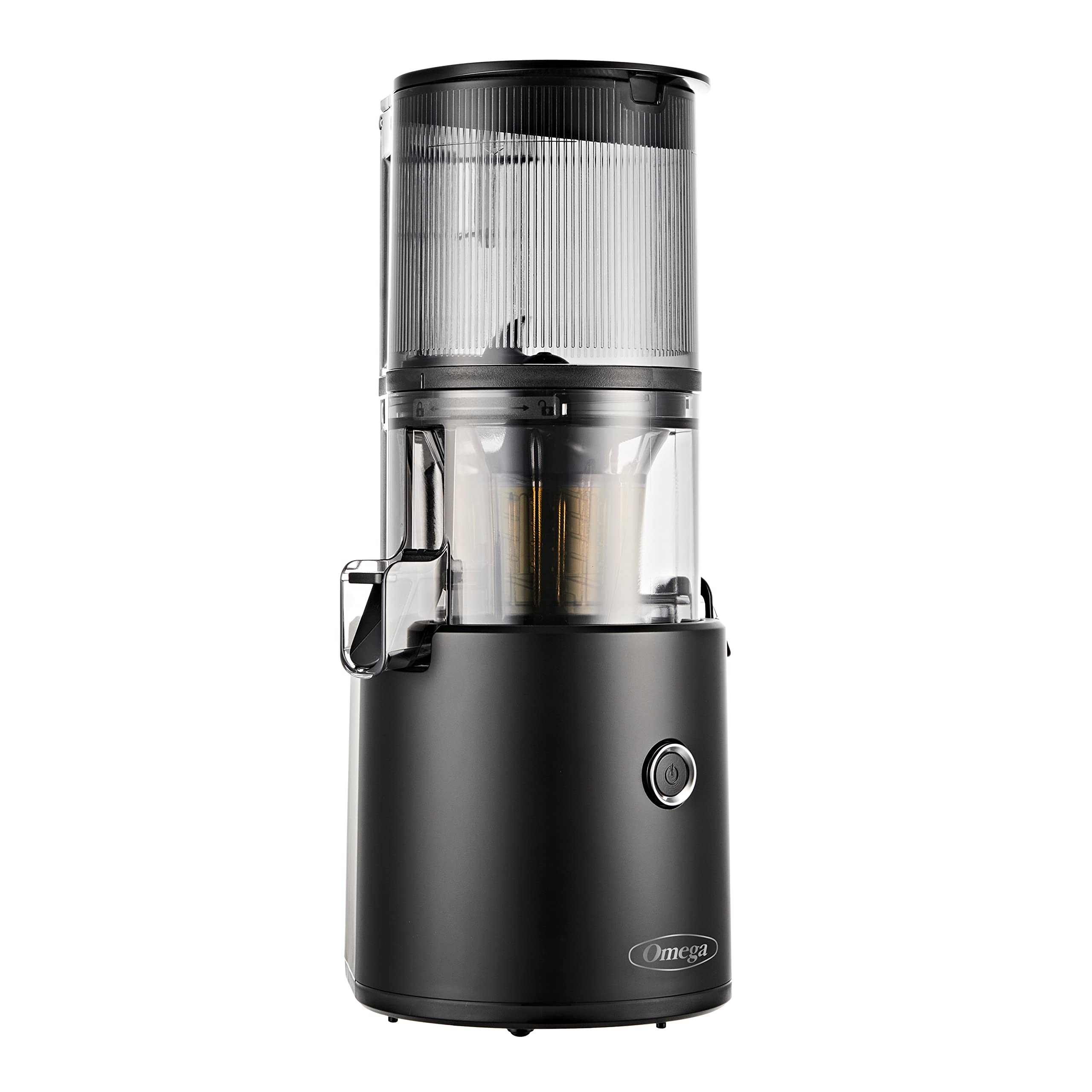 Omega Juicer Easy Clean Slow Masticating Cold Press Juicer - 68oz Large Hopper, 150W Motor for Fruits & Vegetables - Perfect for Healthy Juicing, Detox & Weight Loss - Effortless Batch Juicing with No-Prep Design (Black)