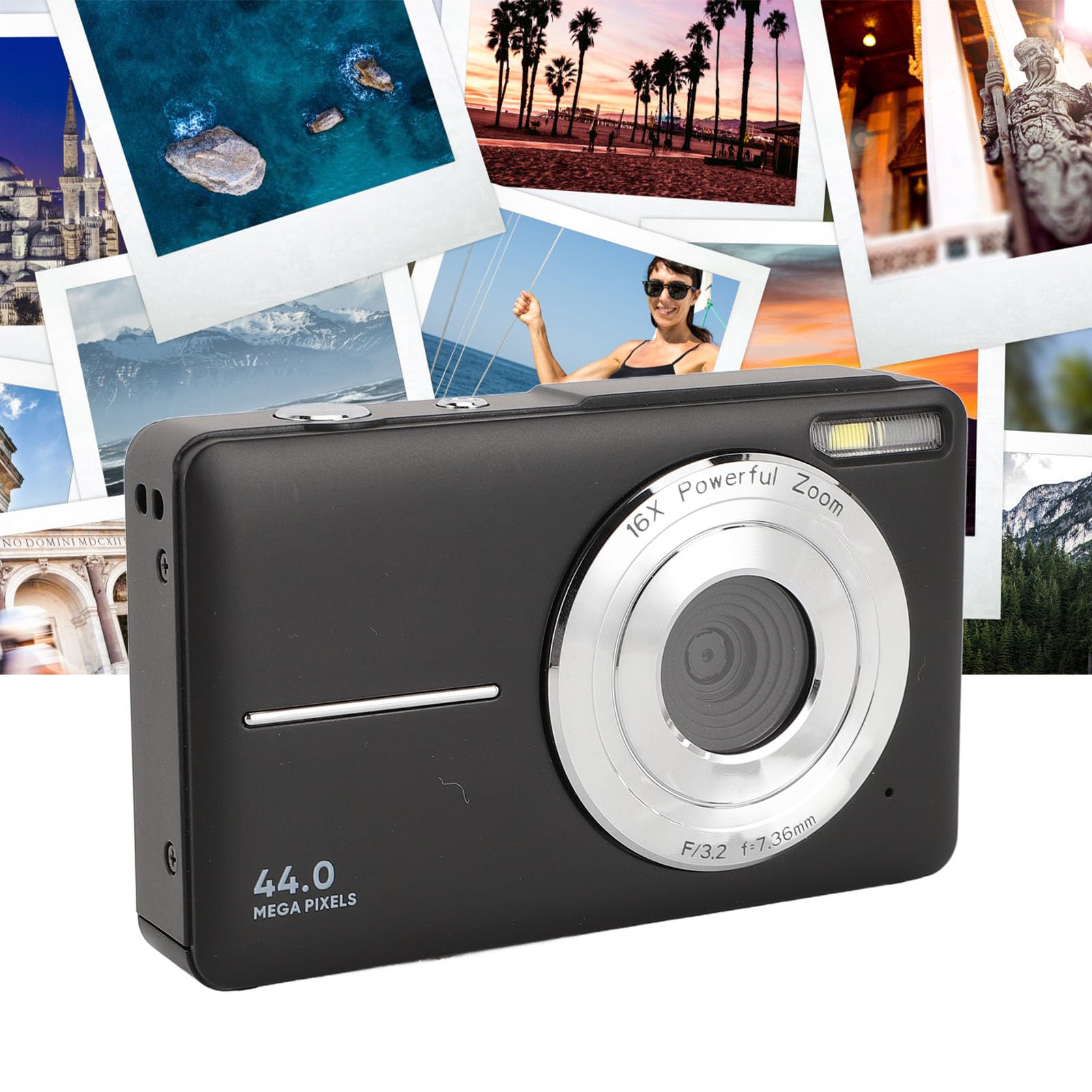 44MP FHD 1080P Digital Camera with 16X Zoom & 2.4