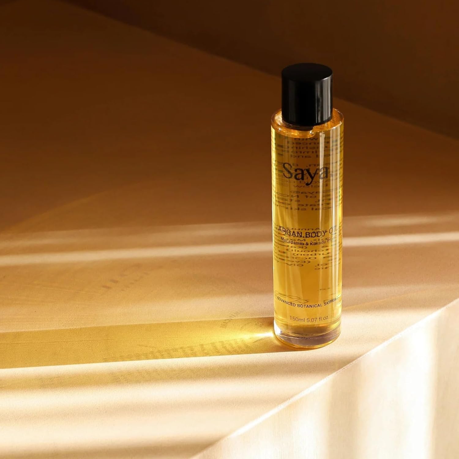 Organic Argan Body Oil for Dry Skin - Deep Hydrating Moisturizer with Jojoba, Sweet Almond & Macadamia Oils | Ylang Ylang & Mandarin Scent | 5oz for Soft, Smooth & Rejuvenated Skin | Perfect for Massage, After Shower & Nighttime Skincare Routine