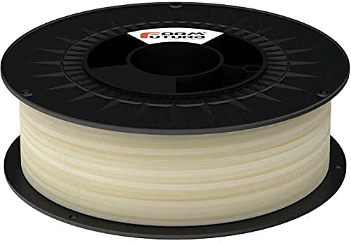 Premium PLA 3D Printer Filament 1.75mm - Crystal Clear Transparent, 5.07lb (2300g) Spool - High Precision for Smooth 3D Printing - Ideal for Cosplay Props, Home Decor & DIY Projects