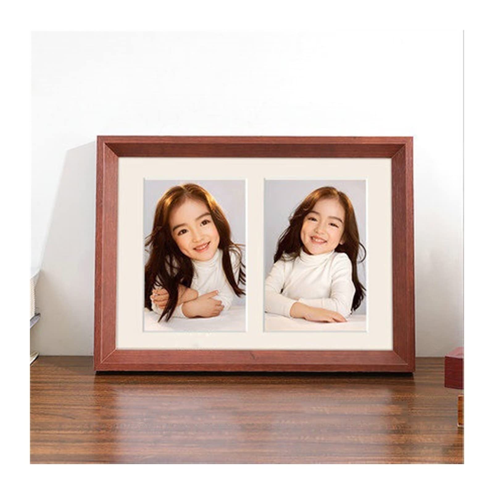 Creative Wooden Baby Picture Frame - 1 Inch & 6 Inch Mini Photo Frames for Wall Display | Perfect for Nursery, Baby Shower Gifts & Home Decor (Color: C-6 Inch)