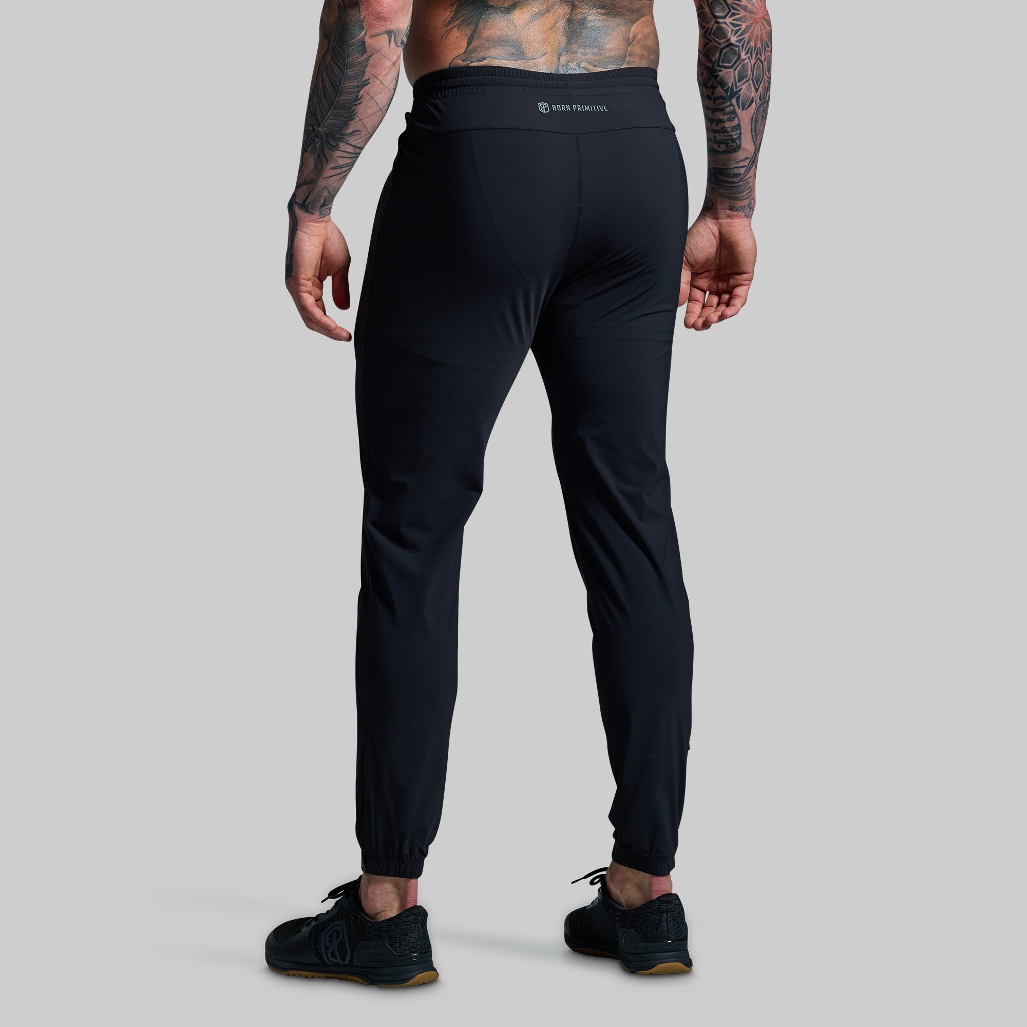 Men's Performance Jogger Pants - Breathable Athletic Running Pants for Men, Comfortable Workout & Gym Joggers (Black) - Ideal for Running, Training, and Casual Wear