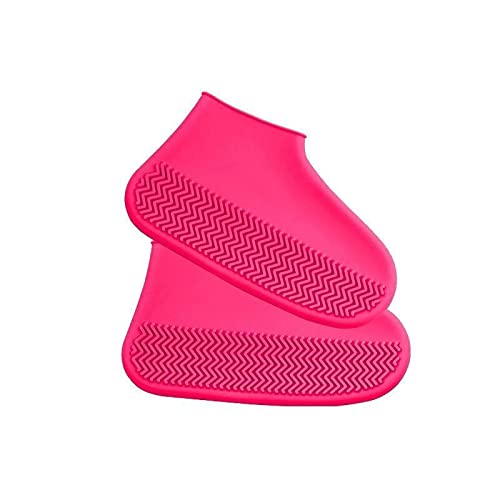 Waterproof Reusable Non-Slip Silicone Shoe Covers for Men & Women - Anti-Slip Rain Boot Protectors for Outdoor Activities, Hiking, and Wet Weather Walking