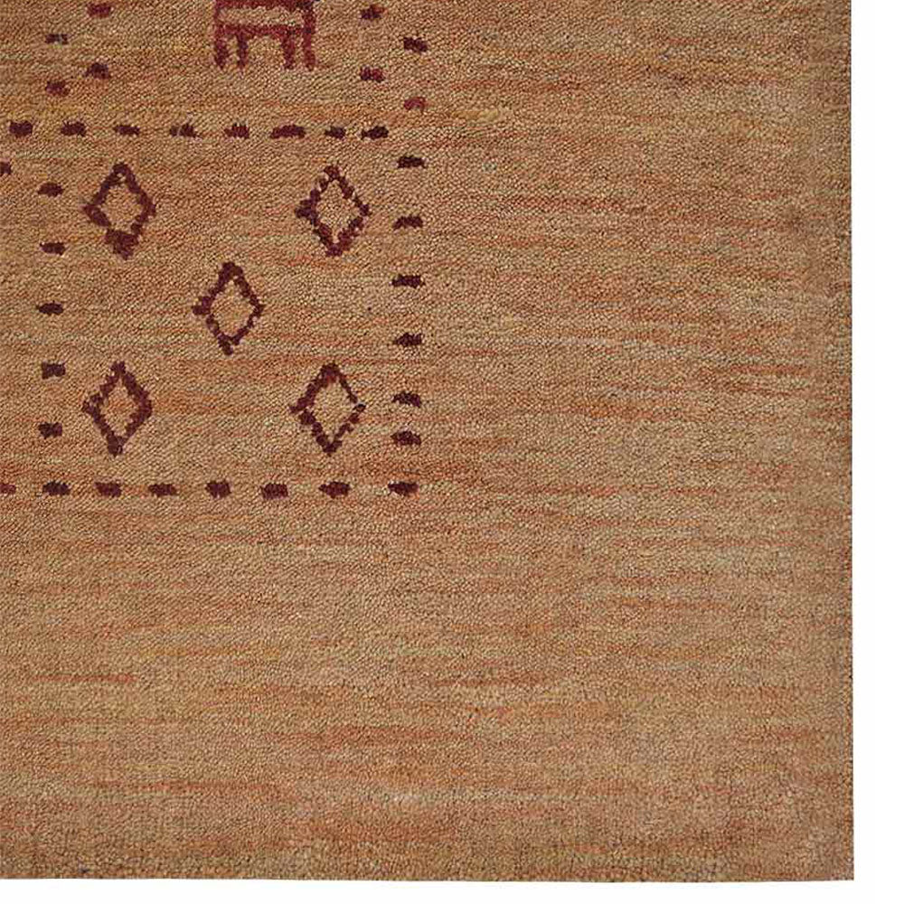 Premium Hand-Knotted Wool Rug - Soft & Durable for Living Room, Bedroom, or Office - Homs Home Decor