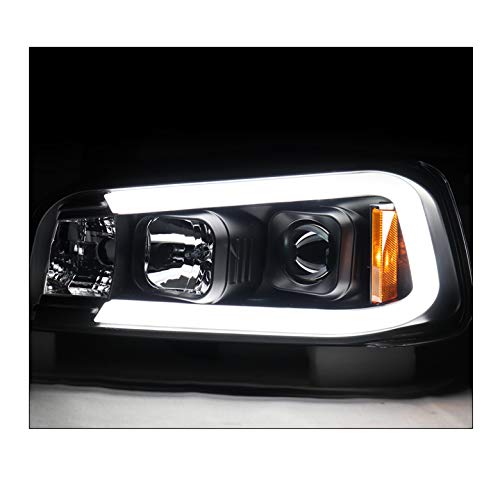 LED Tube Projector Headlights with 6