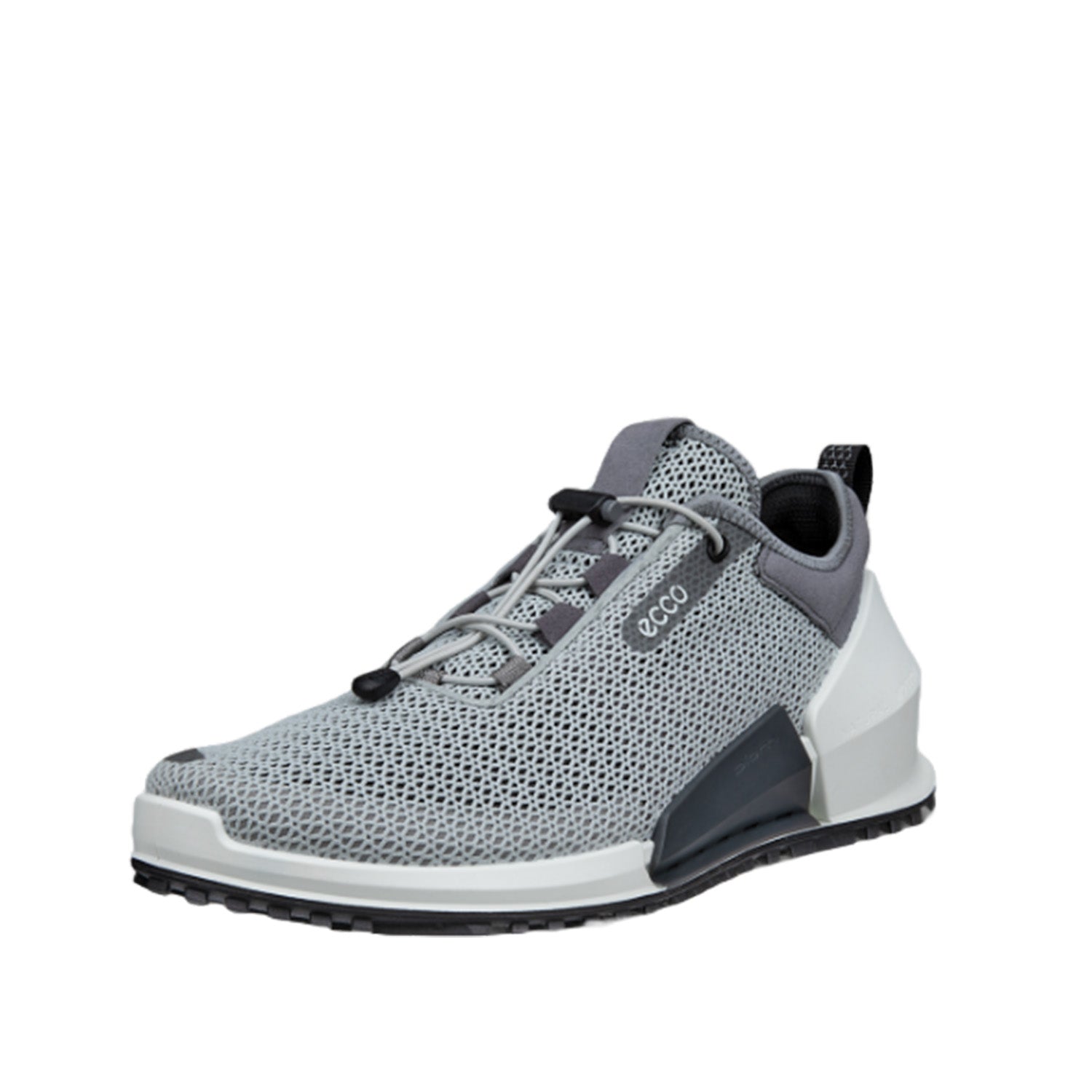 ECCO Men's BIOM 2.2 Breathable Running Shoes in Concrete/Steel - Lightweight Athletic Footwear for Jogging, Gym Workouts & Outdoor Activities