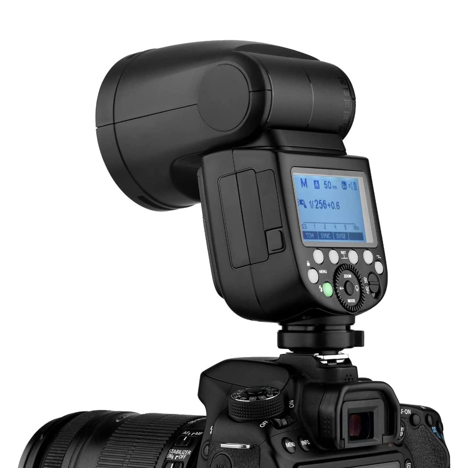 Godox V1-S Round Head Flash Speedlite for Sony DSLR Cameras with ML-CS1625 Diffuser - HSS 1/8000, 1.5s Recycle Time - Perfect for Portrait, Wedding & Off-Camera Photography
