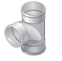 6 Inch Sanitary Tee NDS 6P09 - Durable PVC Pipe Fitting for Drainage & Plumbing Systems - Perfect for Residential, Commercial & Industrial Applications