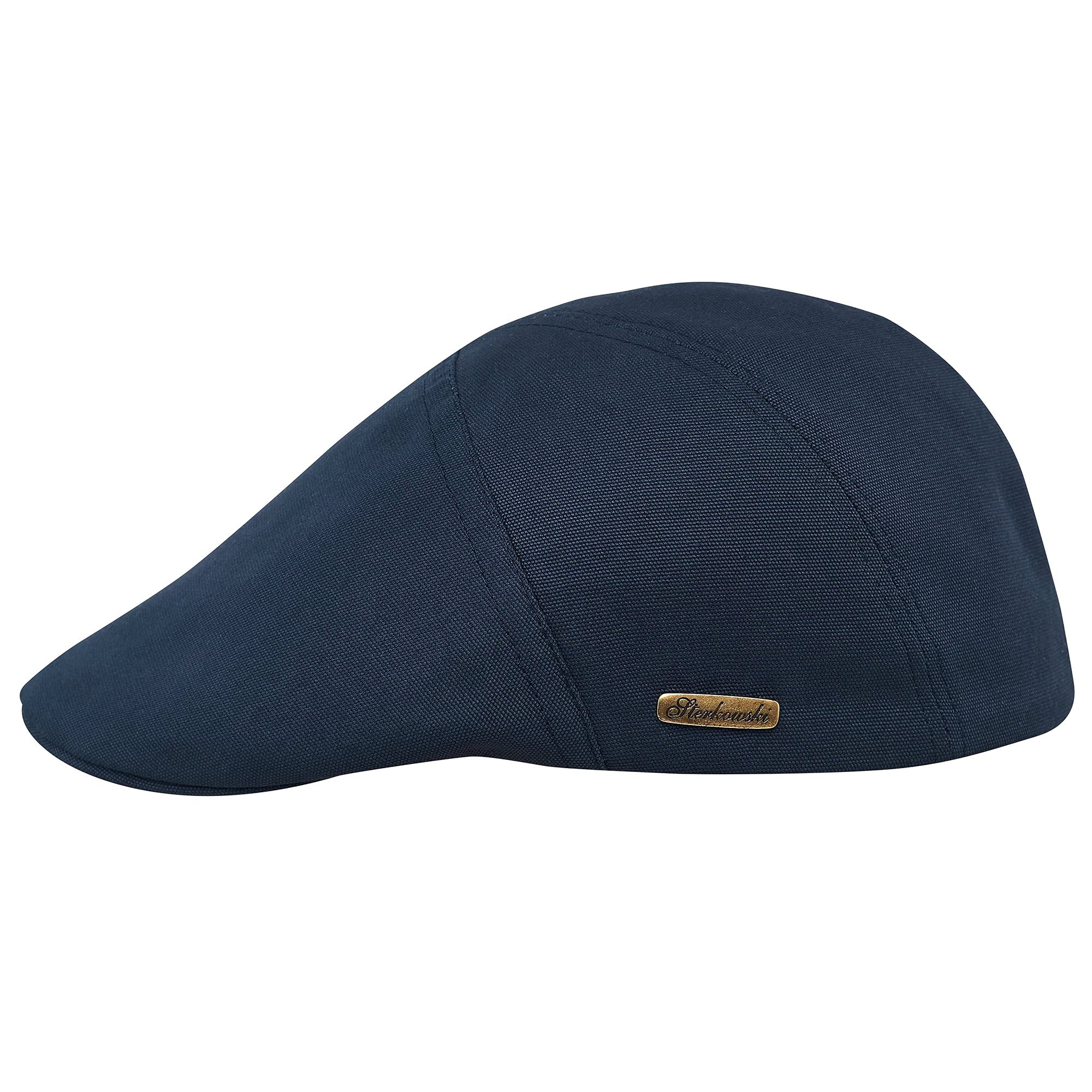 Sterkowski Ivy Five Cap - 100% Softened Cotton Flat Cap for Men | Breathable 5-Panel Summer Hat | Casual Outdoor & Golf Accessories