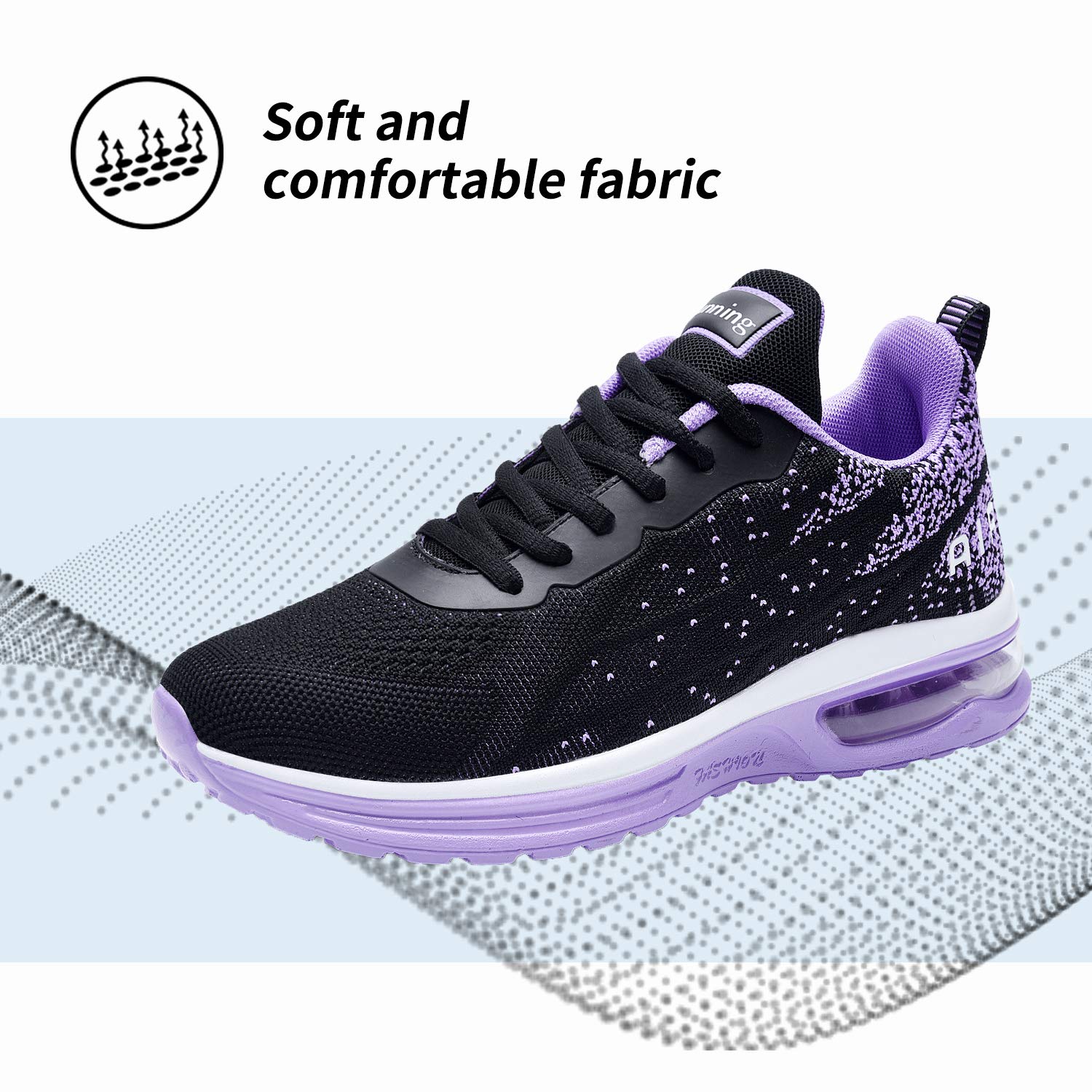 RomenSi Women's Lightweight Air Athletic Running Sneakers - Breathable Gym Walking Tennis Shoes for Women (US 5.5-11) | Perfect for Jogging, Workouts & Casual Wear
