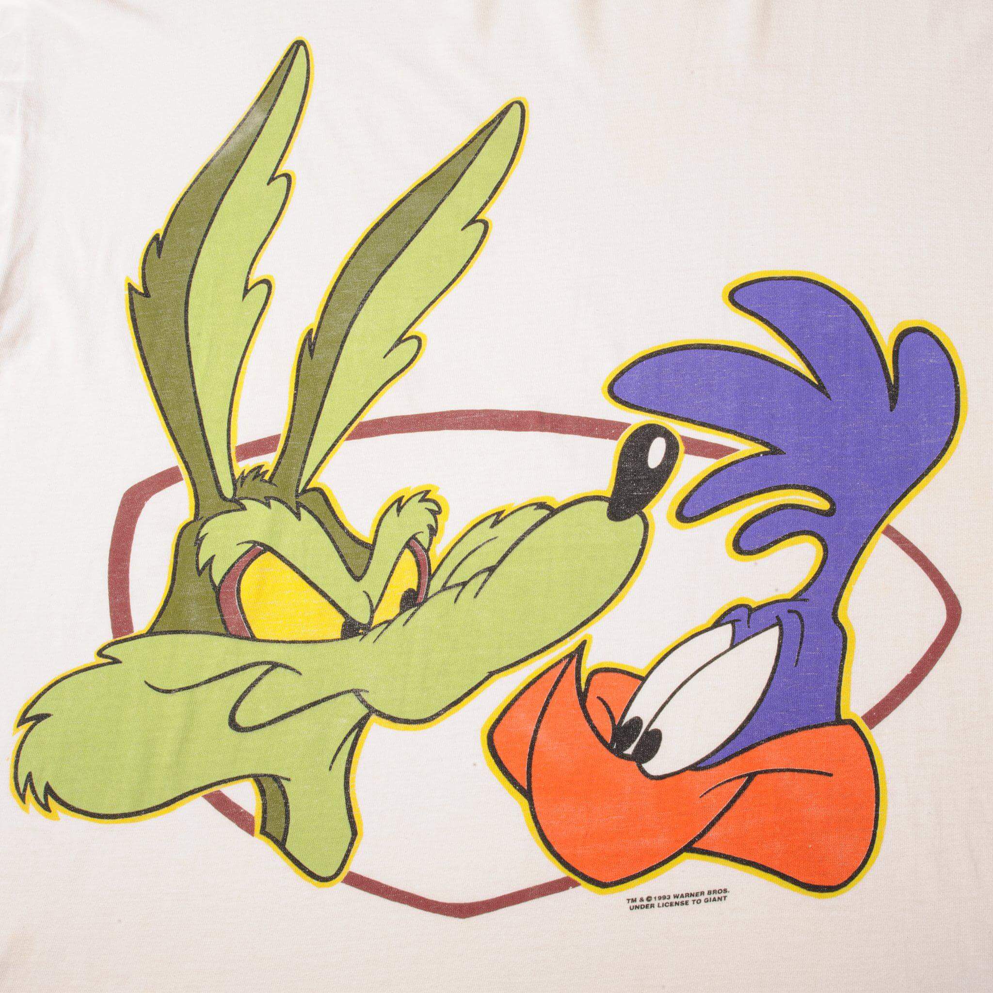 Vintage Looney Tunes T-Shirt 1993 Retro Cartoon Graphic Tee 2XL Men's Cotton T-Shirt Made in USA - Perfect for Casual Wear, Gifts, and Collectors