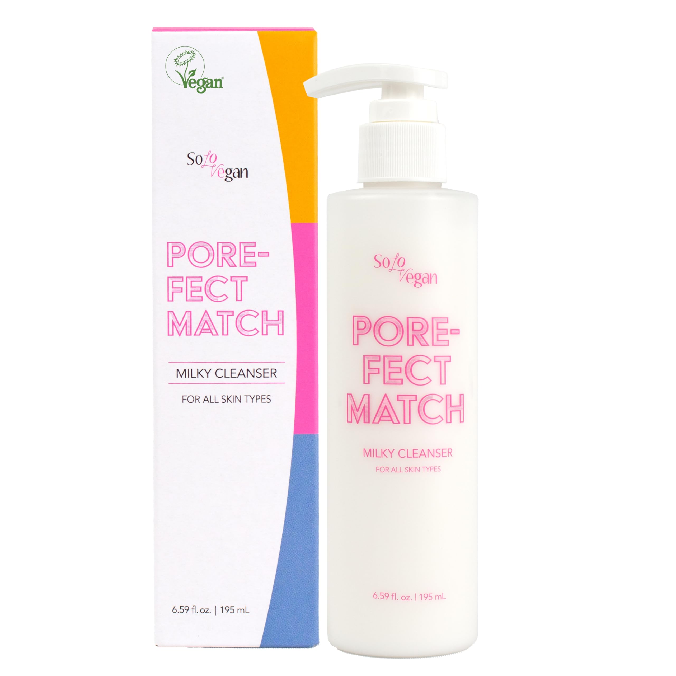 Korean Milky Face Cleanser - Pore Perfect Match Gentle Cleansing Milk | Deep Cleansing & Hydrating Face Wash for Soft Skin | Ideal for Daily Skincare & Makeup Removal
