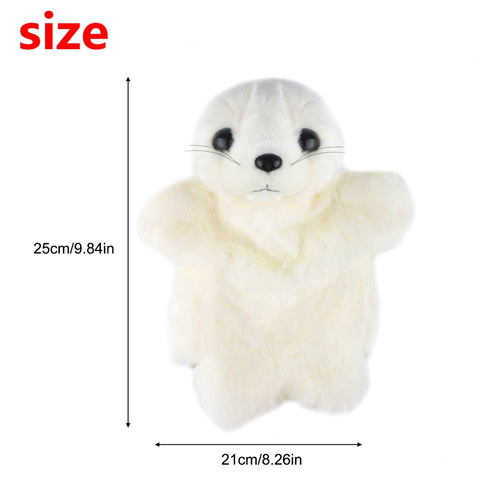 Andux Cute Plush Hand Puppet - Soft Stuffed Animal Toy for Kids (SO-28 Sea Lion) - Perfect for Storytelling, Role Play & Early Childhood Education
