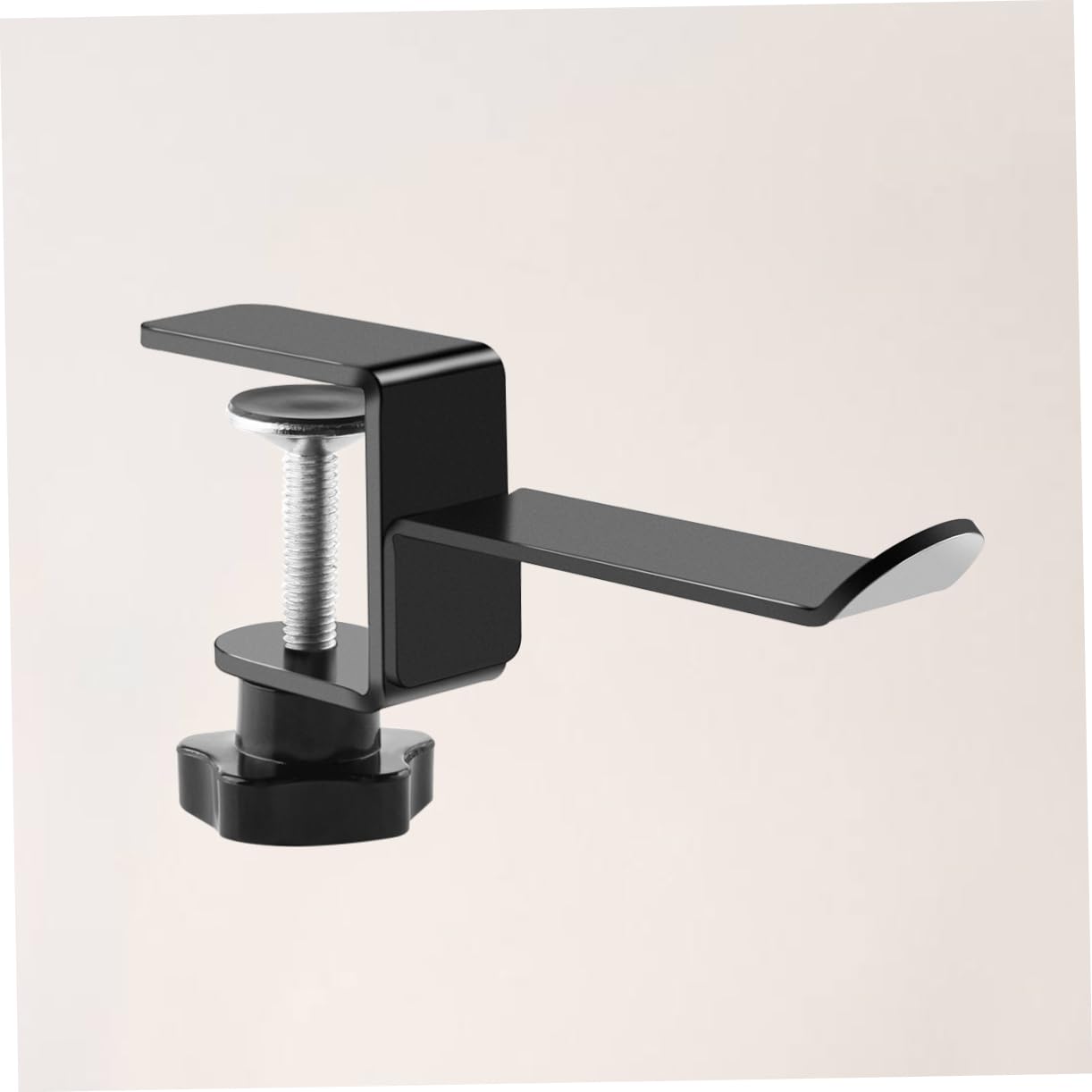 Premium Metal Headphone Stand with Screw Clip - Adjustable Headset Holder for Desk, Gaming & Office Accessories - Durable Earphone Bracket for Home & Studio Use