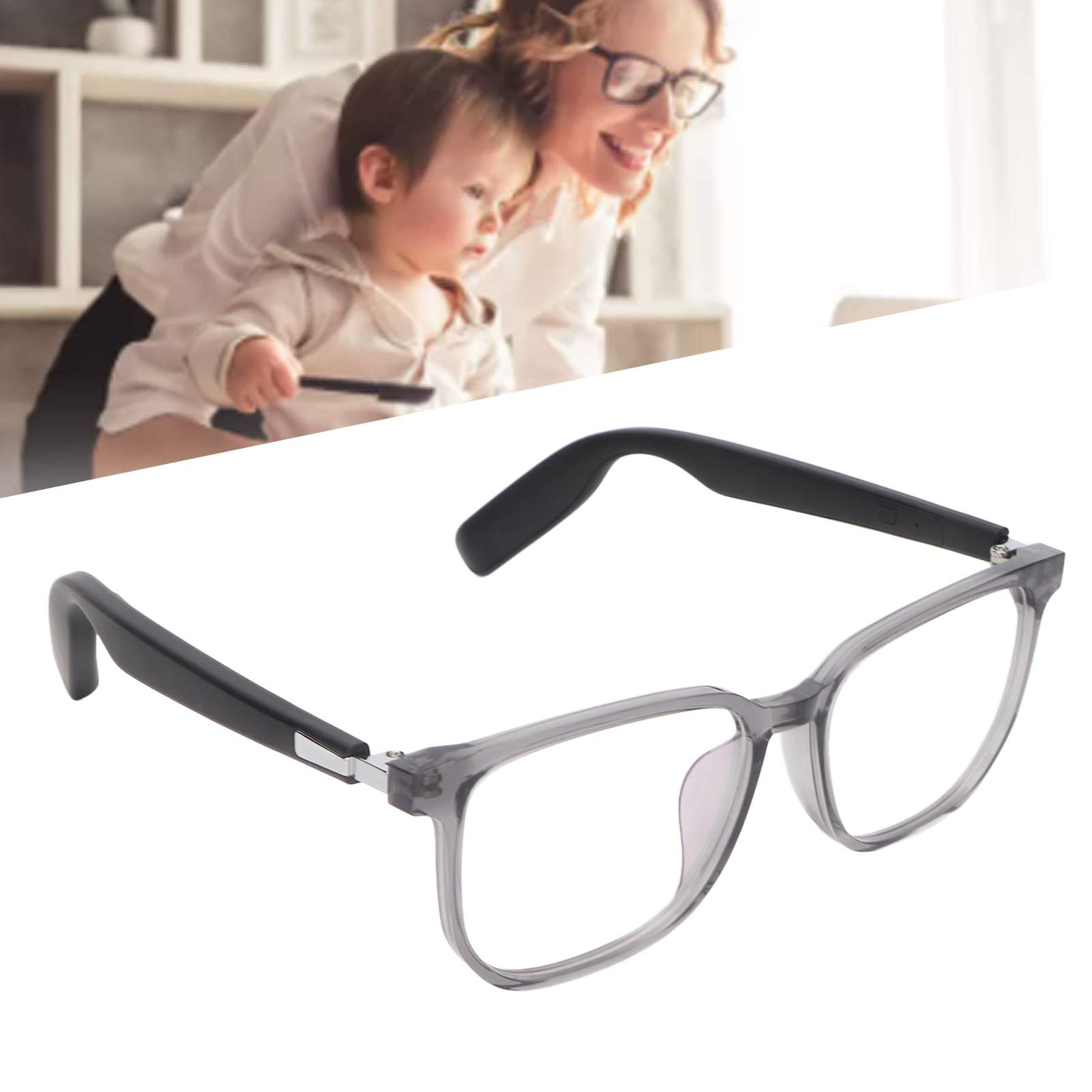 Smart Sound Glasses with Bluetooth 5.3 | Blue Light Blocking & IP67 Waterproof | Open Ear Speaker Glasses for Hands-Free Calling | Perfect for Running, Cycling & Outdoor Activities