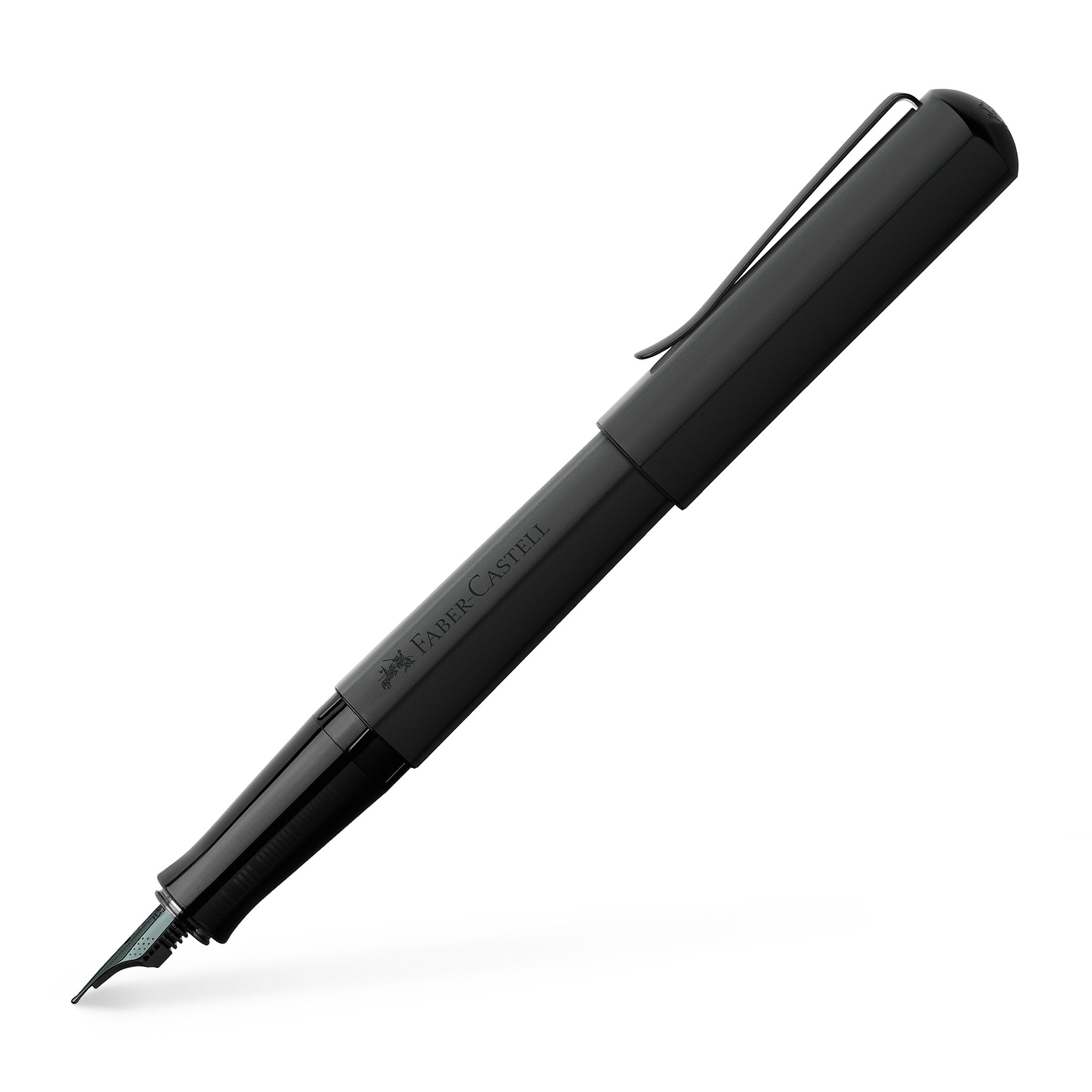 Premium HEXO Matte Black Fountain Pen - Smooth Writing Luxury Pen for Calligraphy, Journaling & Note Taking - Ideal Gift for Writers & Professionals