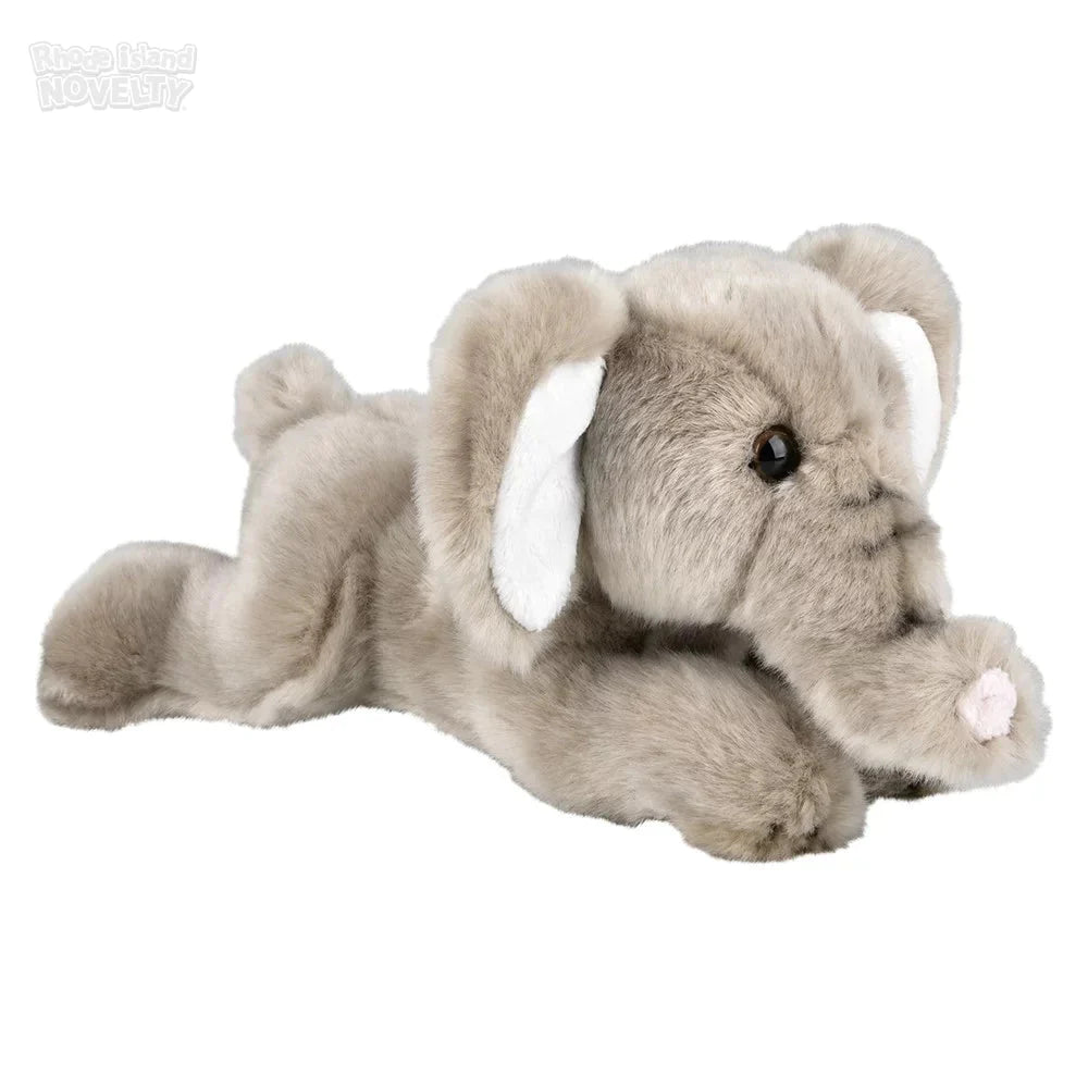 9.5 Inch Heirloom Laying Elephant Statue - Handcrafted Home Decor for Living Room, Nursery & Shelf Display