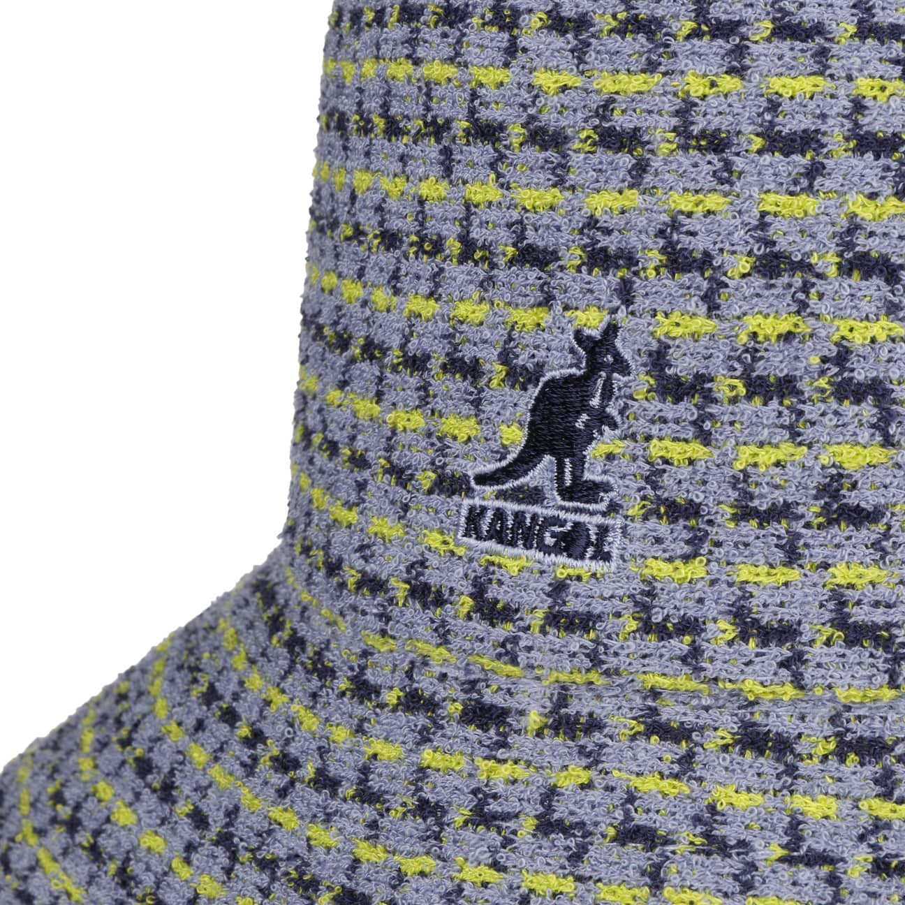 Kangol Maze Jacquard Bucket Cloth Hat - Stylish Summer Sun Hat for Women & Men - Perfect for Beach, Outdoor Activities and Fashion Accessories
