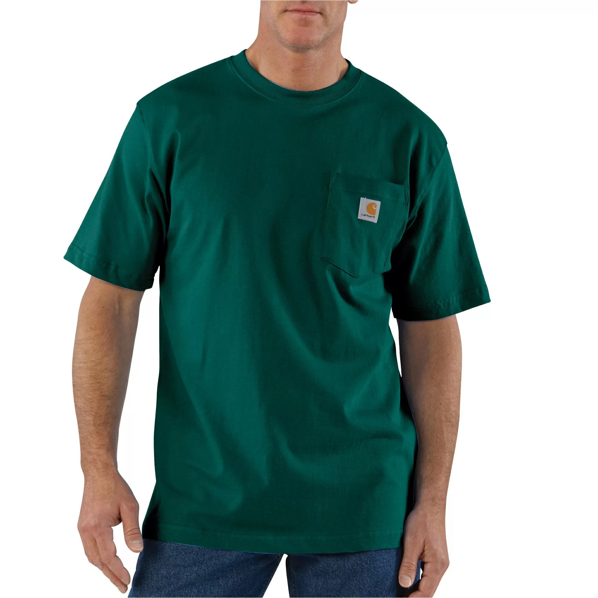 Carhartt® Men's Short Sleeve T-Shirt - Durable Cotton Work Shirt for Construction, Outdoor & Casual Wear