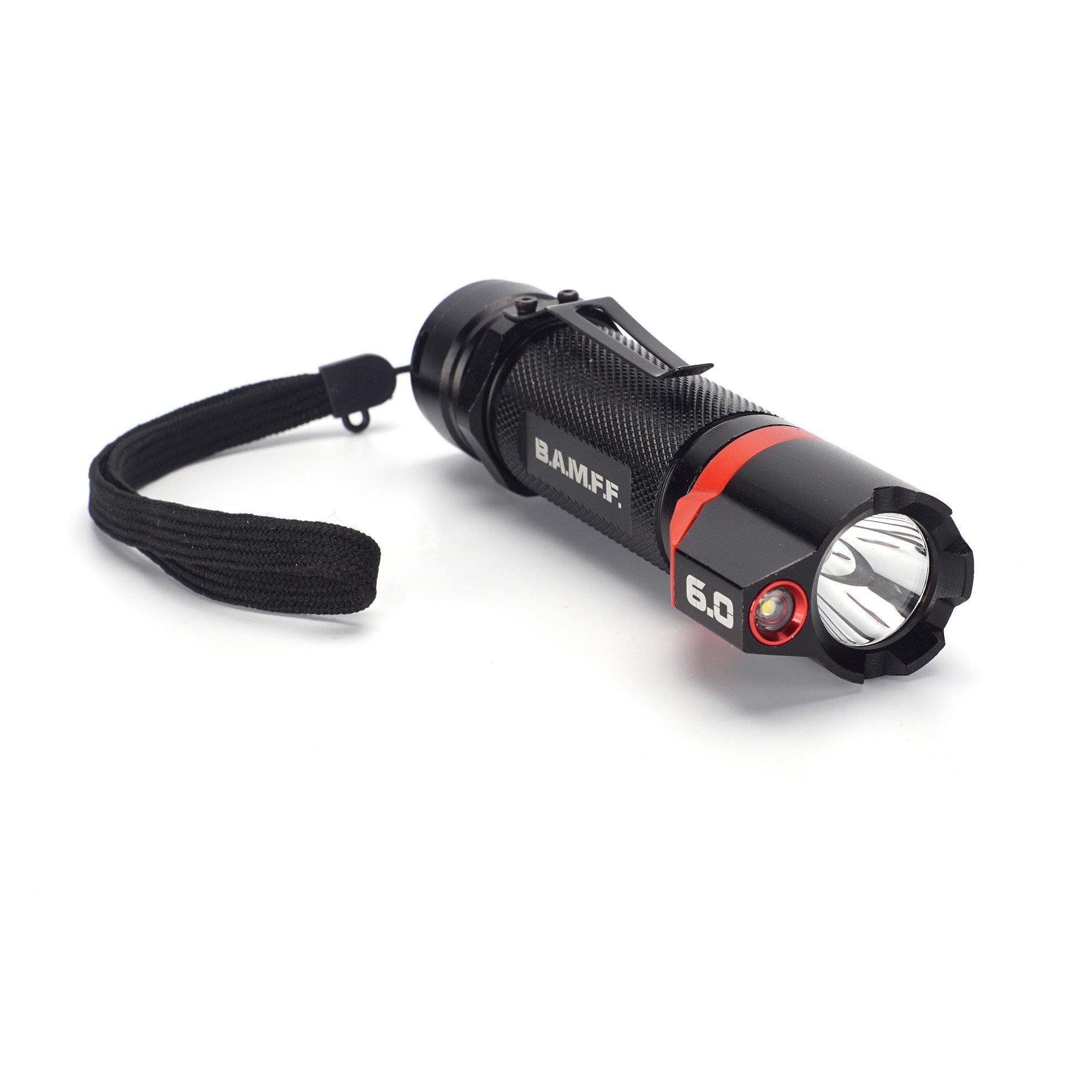 B.A.M.F.F. 6.0 600 Lumen Dual LED Flashlight - High Brightness Tactical Flashlight for Camping, Hiking, Emergency & Outdoor Adventures