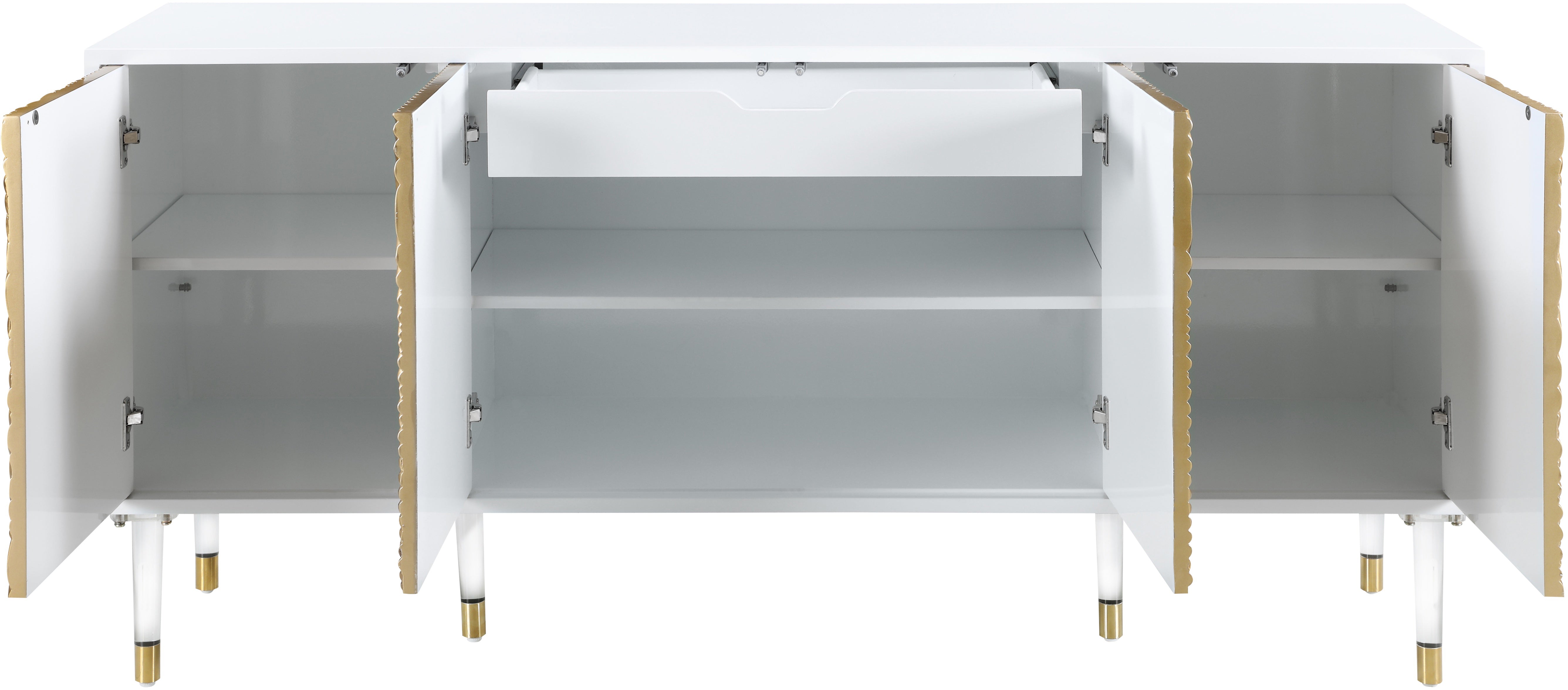 Bellissimo Modern Sideboard Buffet Cabinet - Stylish Storage for Dining Room, Living Room & Entryway | Perfect for Home Decor & Organization