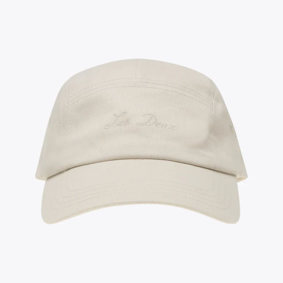 5 Panel Twill Baseball Cap for Men & Women - Adjustable Cotton Ivory Hat for Casual Wear, Outdoor Sports & Street Fashion