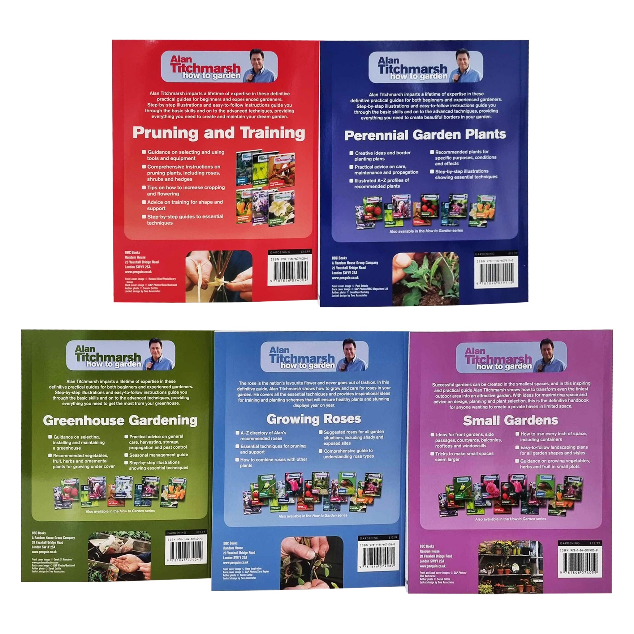 Alan Titchmarsh How to Garden Series - 5 Book Collection Set | Gardening Guide Books | Non-Fiction Paperback | Perfect for Beginners & Home Gardeners