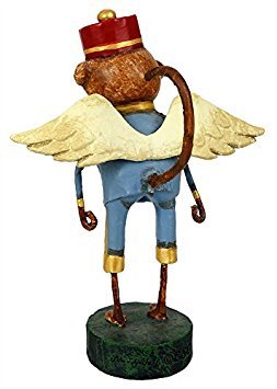 Lori Mitchell Monkey Business Flying Monkey Figurine - Whimsical Collectible Decor for Home, Office & Gift Giving