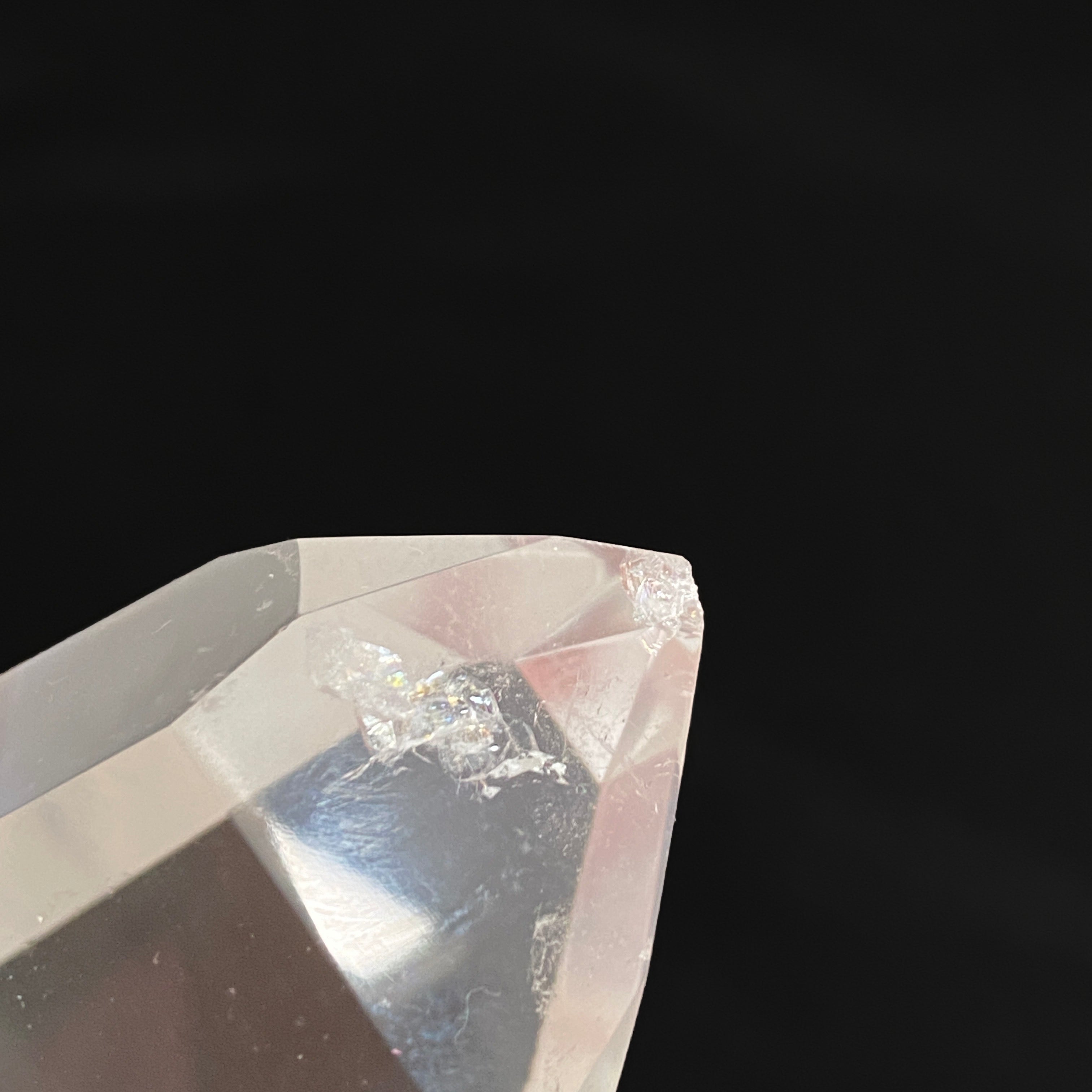 Lemurian Seed Crystal Polished Point - 91g 56x39mm Natural Healing Stone for Meditation, Chakra Balancing & Energy Work - Perfect for Spiritual Growth & Home Decor