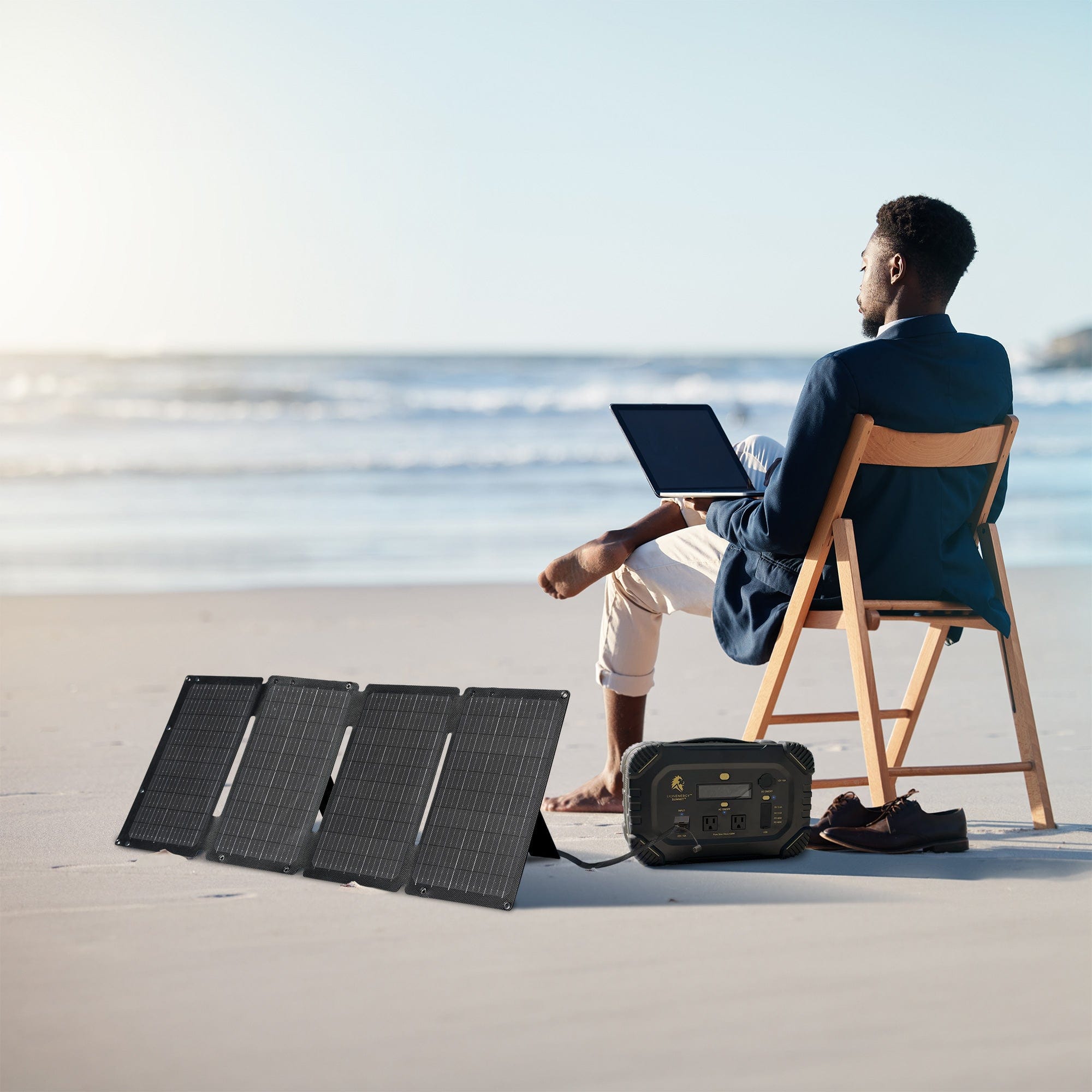 50W Foldable Solar Panel - Portable Solar Charger for Camping, Hiking, RV & Outdoor Adventures - Lightweight & Waterproof