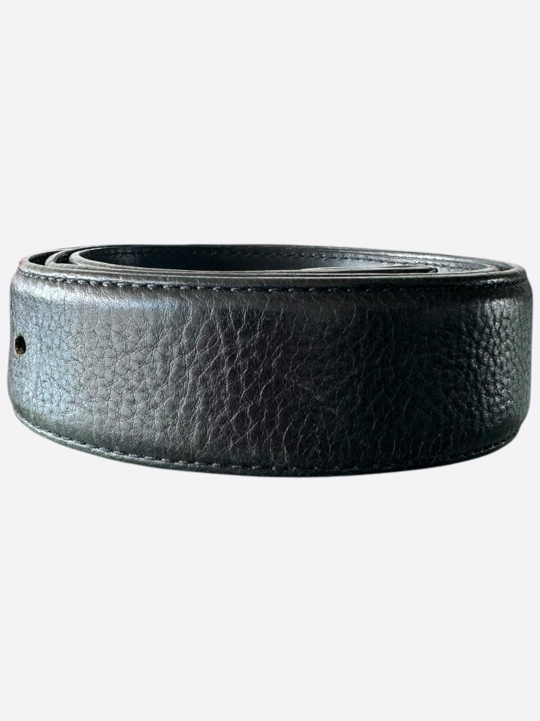 Chrome Hearts Genuine Black Leather Belt for Men & Women - Stylish Fashion Accessory for Jeans, Pants & Outfits