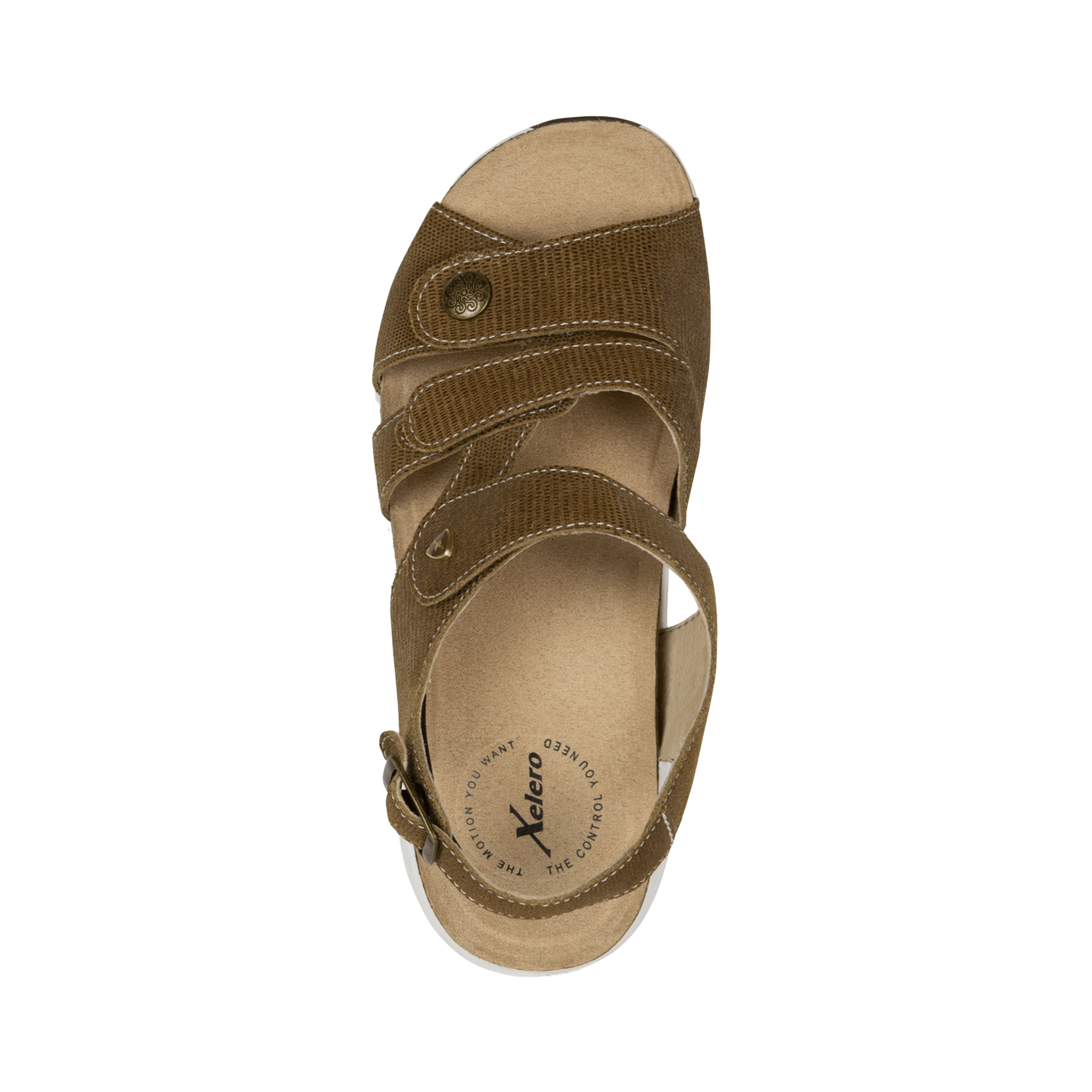 Women's Mykonos Sandals - Comfortable Nutmeg Color Summer Beach Slides for Walking, Travel & Vacation | Casual Outdoor Footwear