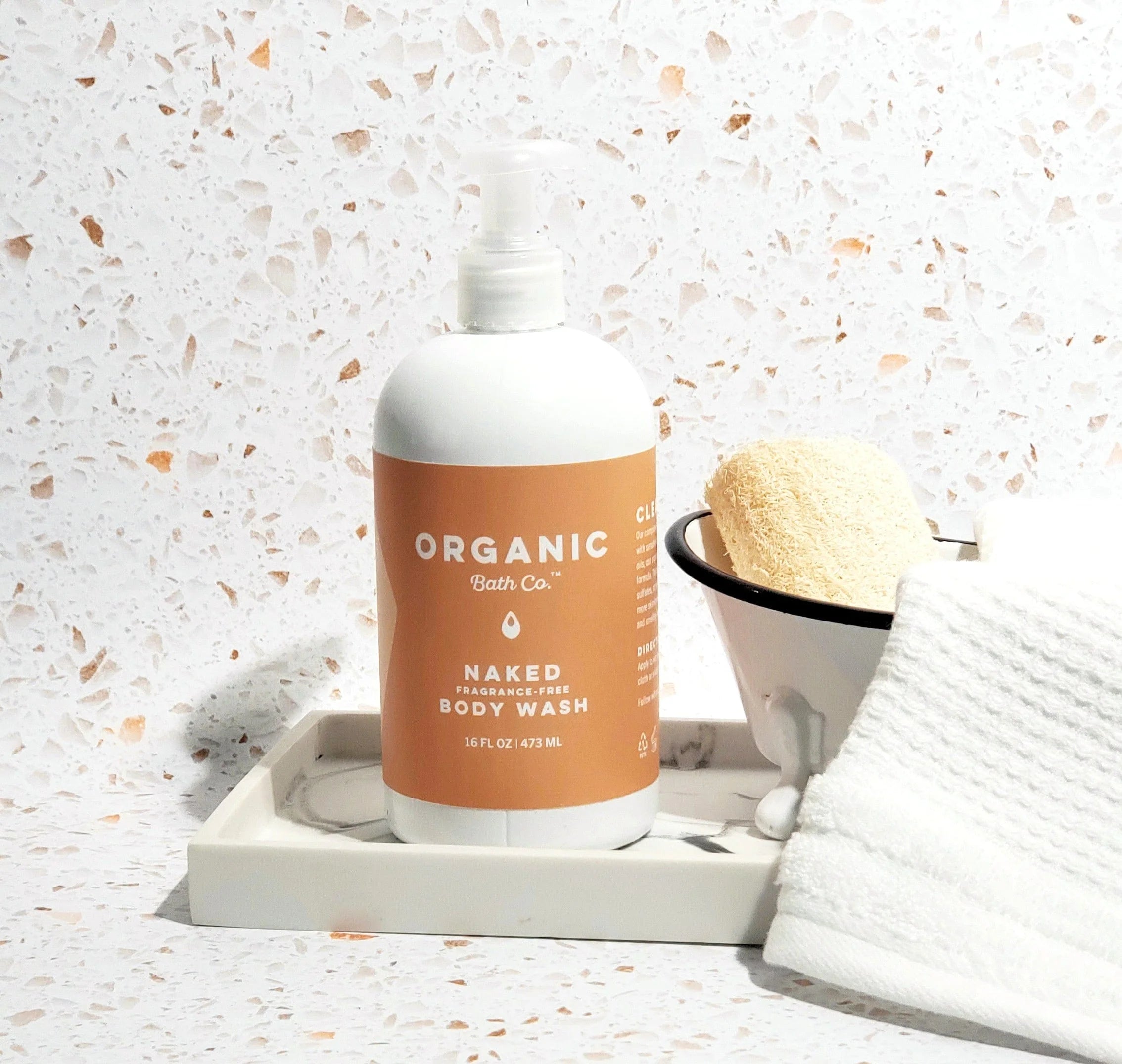 Organic Naked Body Wash for Sensitive Skin - Sulfate-Free, Vegan & Cruelty-Free - Perfect for Daily Shower & Spa Relaxation