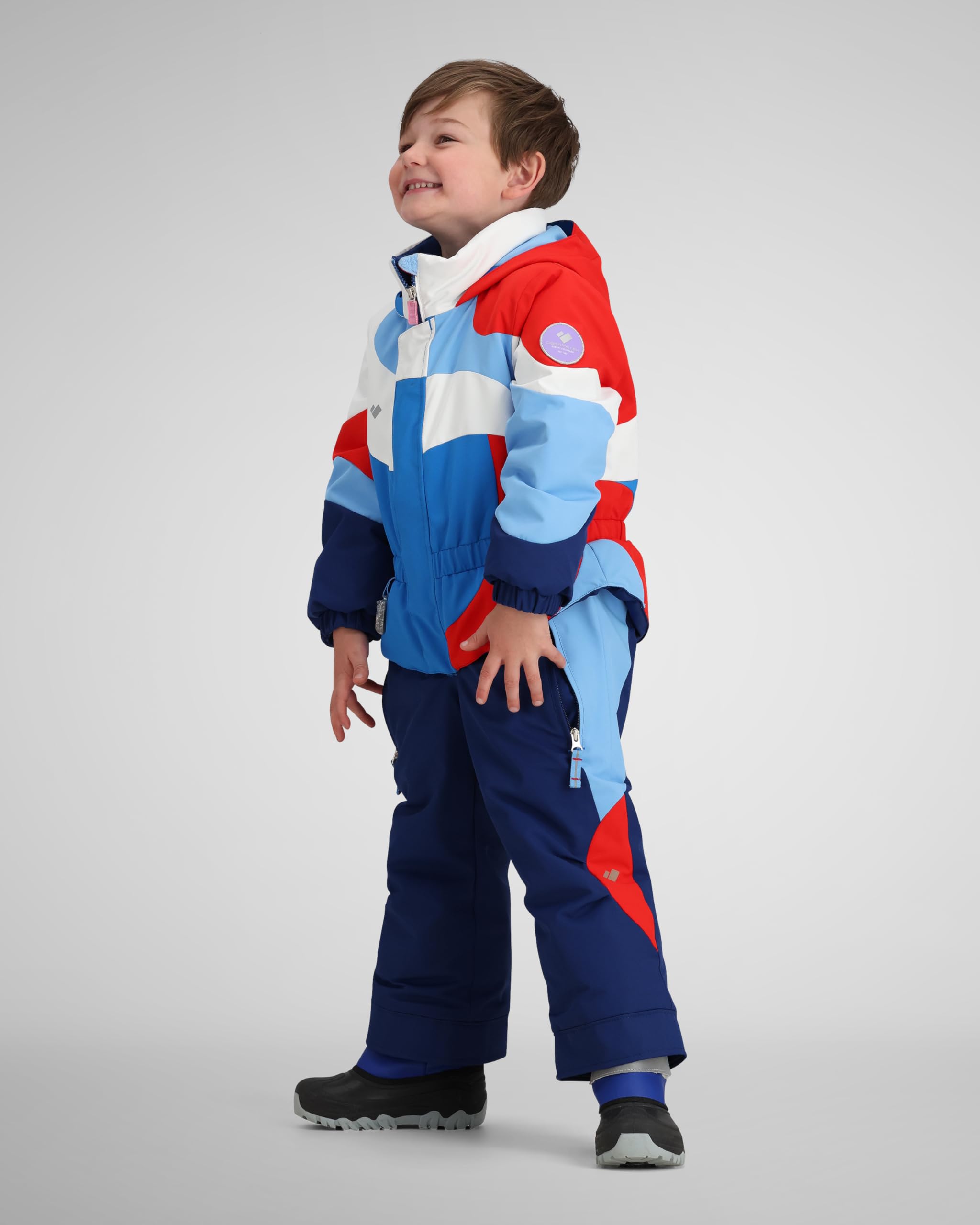 Obermeyer Girls' Swirliana Ski Suit - Waterproof Winter Jacket & Snow Pants Set for Cold Weather - Perfect for Skiing, Snowboarding & Outdoor Winter Activities