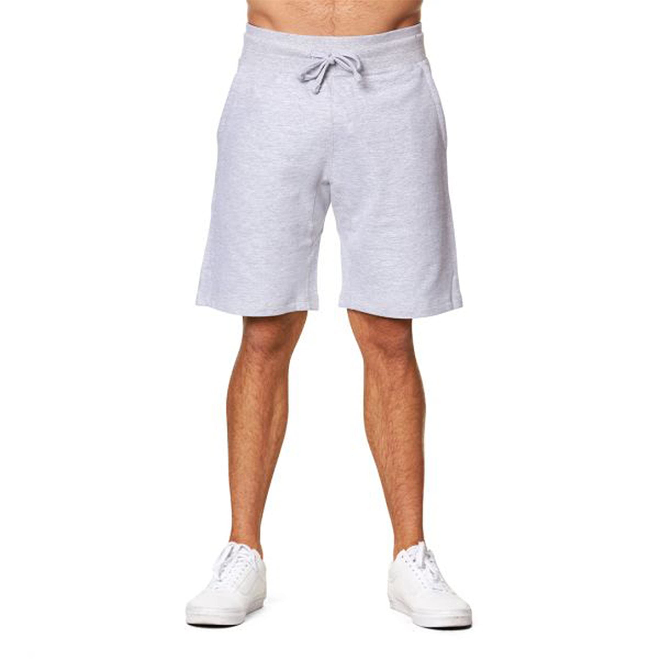ILTEX Men's Basic Fleece Jogger Shorts - Soft Lounge & Athletic Gym Sweatpants for Workout, Running & Casual Wear | Comfortable Fleece Shorts for Men
