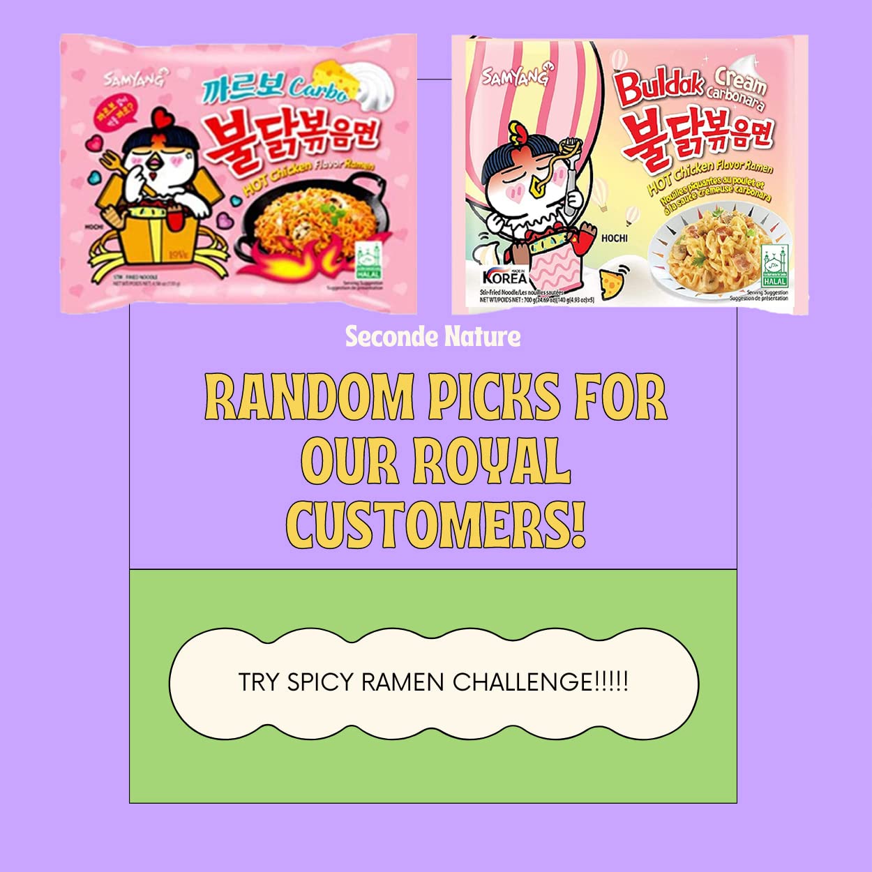 Korean Spicy Ramen & Tteokbokki Snack Box - 3 Buldak Ramen (Original, Cheese, Carbo) + Spicy Rice Cake + Korean Sweet Drink + 4 Chopsticks | Asian Food Gift Set for Parties, Movie Nights & K-Drama Lovers
