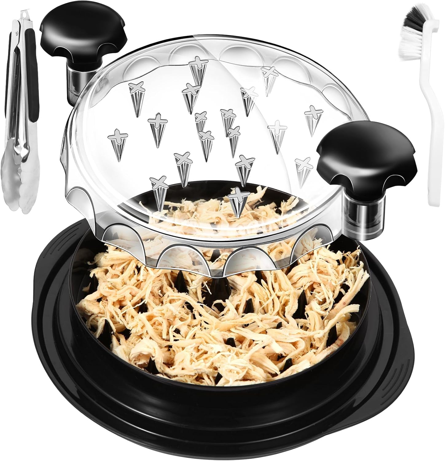 Premium Chicken Shredder Tool - Food-Grade Manual Meat Grinder with Ergonomic Anti-Slip Handle - Perfect for Shredding Chicken Breast, Poultry, Meat & Vegetables - Dishwasher Safe & BPA Free - Ideal for Meal Prep, BBQ, and Healthy Cooking