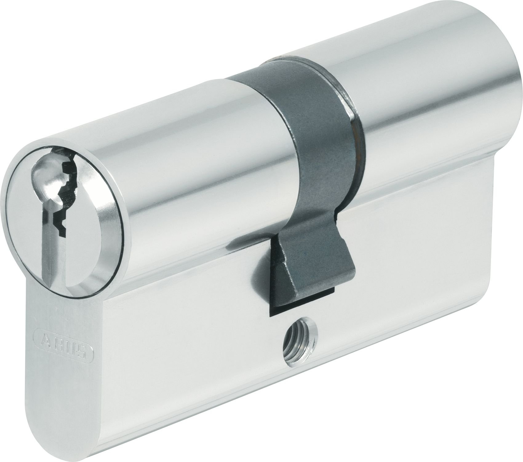 ABUS XP10NM Profile Cylinder Lock with Security Card - High Security Silver Lock (59767) for Home, Office & Commercial Use