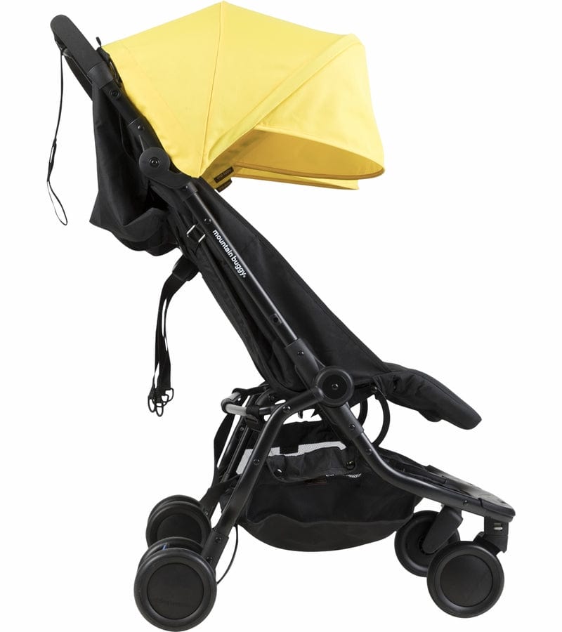 Mountain Buggy Nano Duo Double Stroller - Lightweight Compact Travel Stroller for Twins & Toddlers - Perfect for Air Travel, Shopping & City Walks